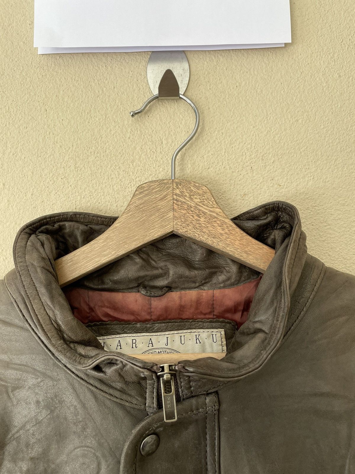 Japanese Brand HARAJUKU MOTHER LEATHER JACKET Size US L / EU 52-54 / 3 - 9 Thumbnail