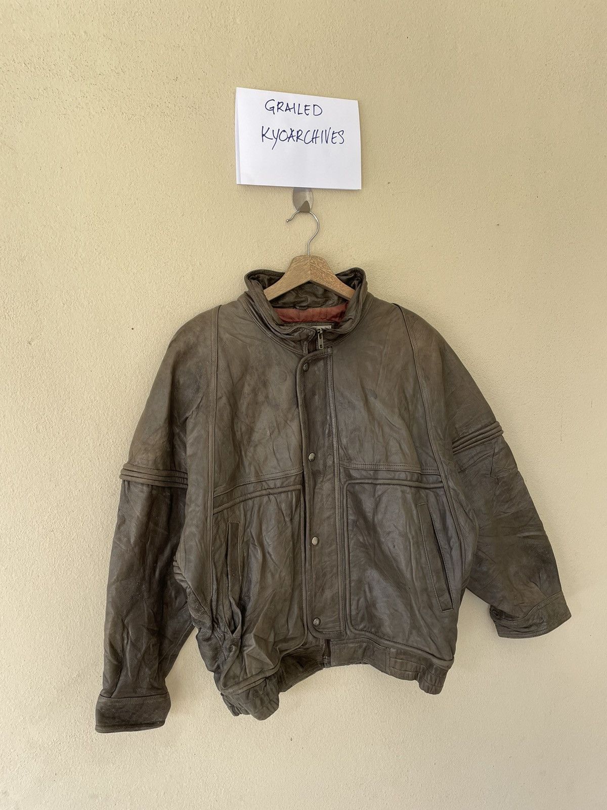 Japanese Brand HARAJUKU MOTHER LEATHER JACKET Size US L / EU 52-54 / 3 - 2 Thumbnail