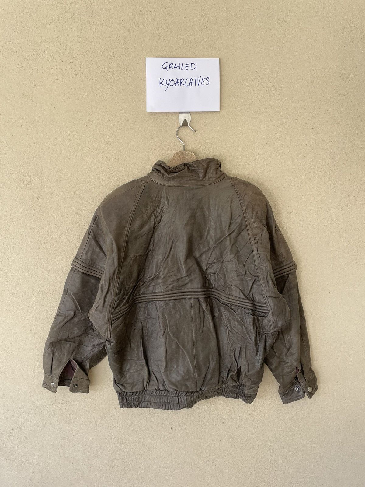 Japanese Brand HARAJUKU MOTHER LEATHER JACKET Size US L / EU 52-54 / 3 - 4 Thumbnail