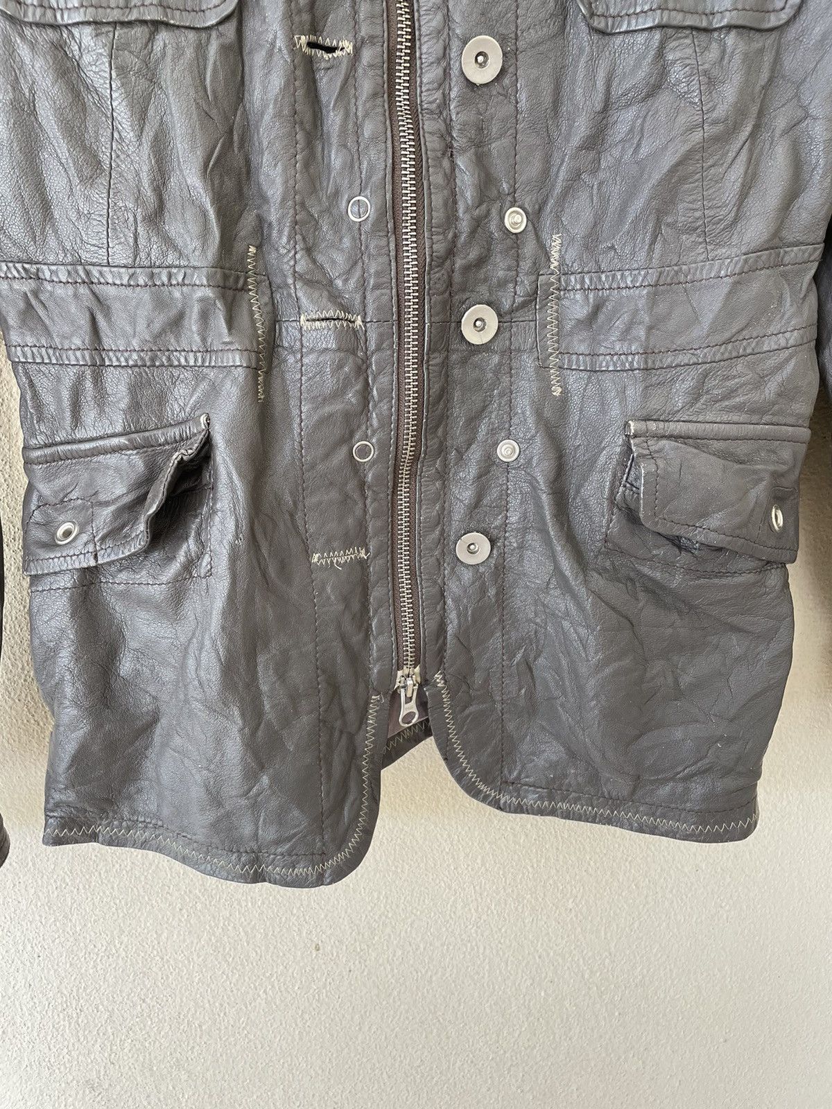 Other SAGA IBANEZ SCARTISH LEATHER JACKET Size US S / EU 44-46 / 1 - 10 Thumbnail
