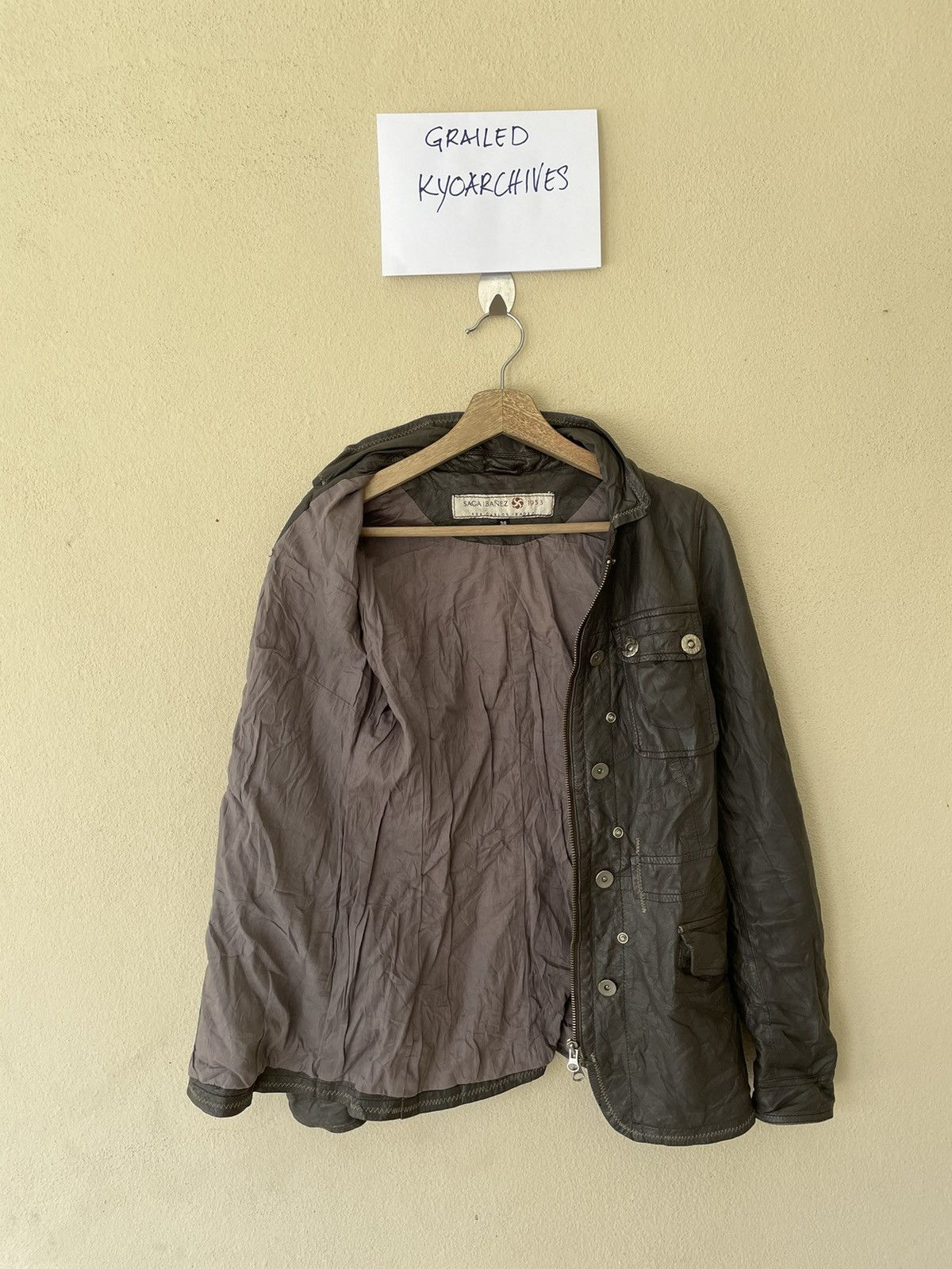 Other SAGA IBANEZ SCARTISH LEATHER JACKET Size US S / EU 44-46 / 1 - 7 Thumbnail