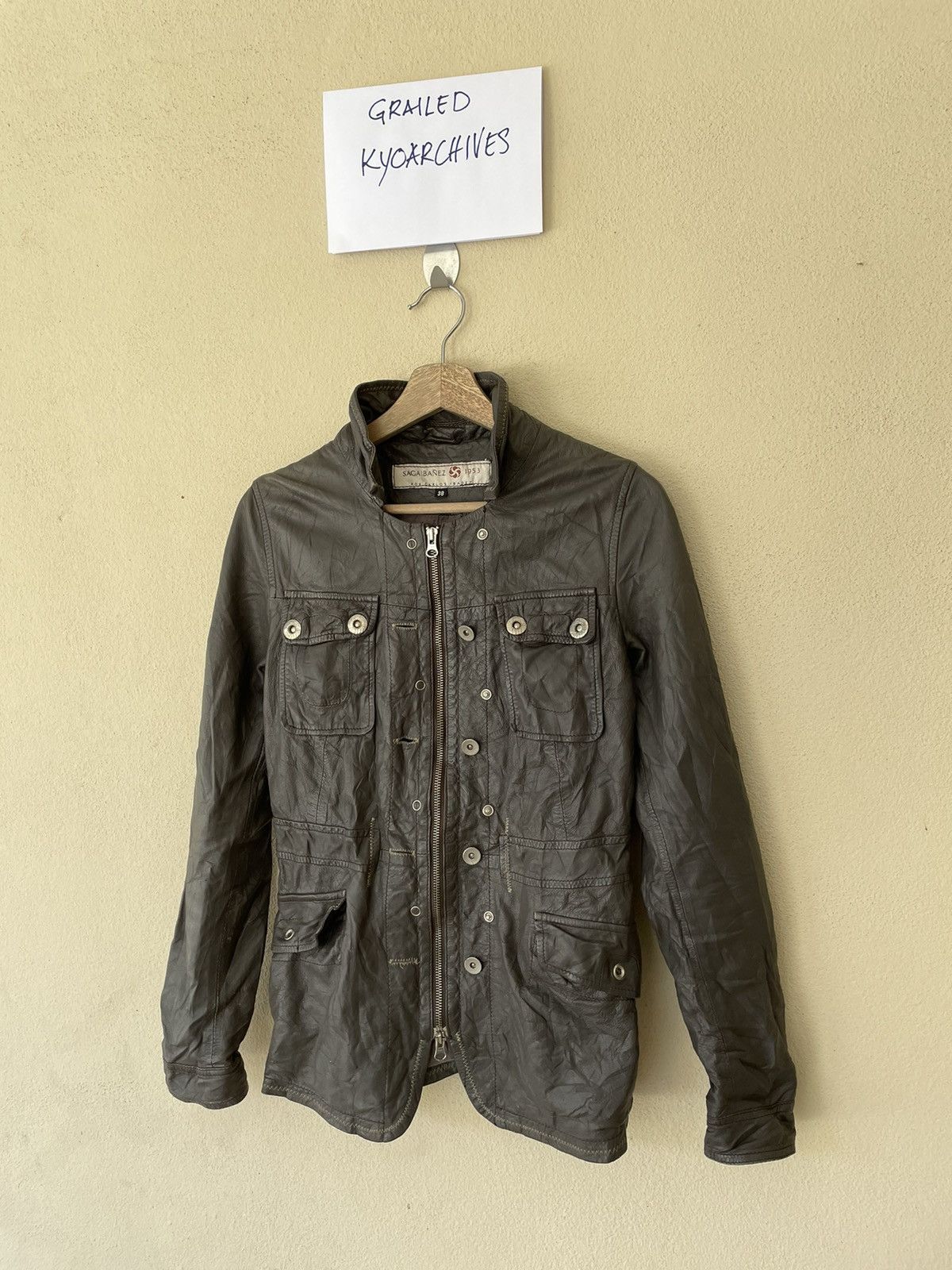 Other SAGA IBANEZ SCARTISH LEATHER JACKET Size US S / EU 44-46 / 1 - 2 Thumbnail