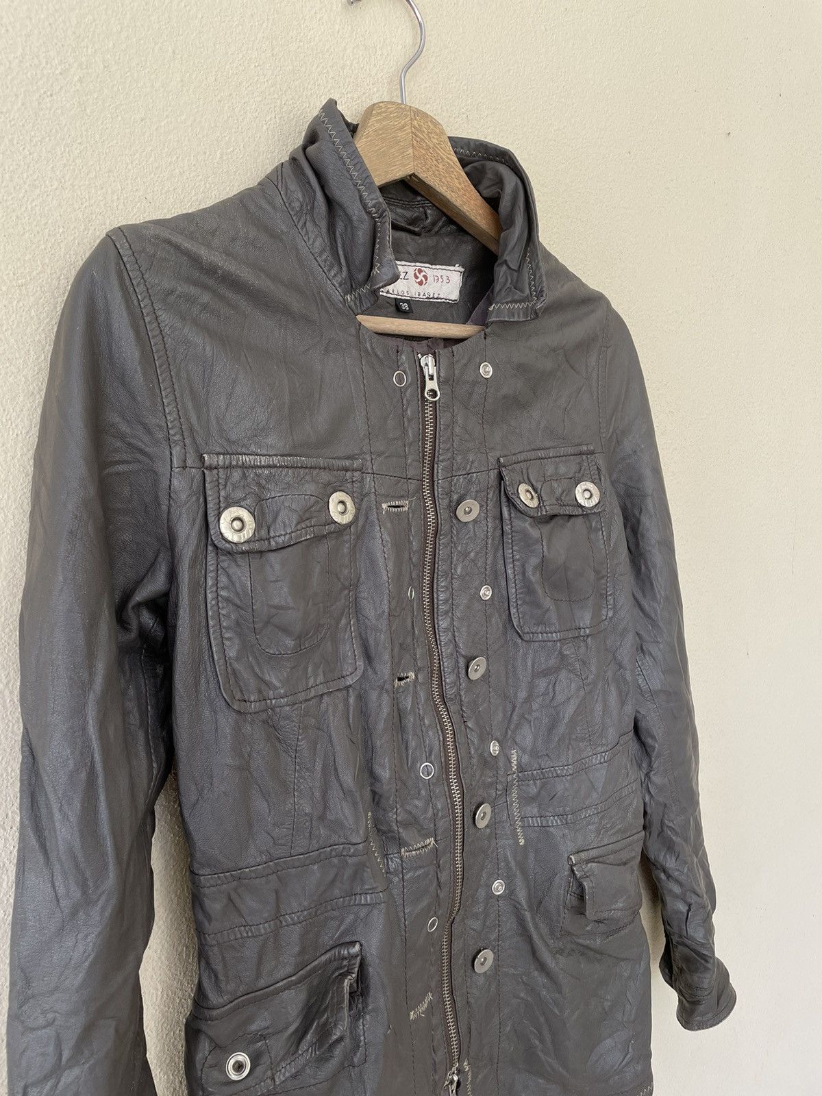 Other SAGA IBANEZ SCARTISH LEATHER JACKET Size US S / EU 44-46 / 1 - 9 Thumbnail