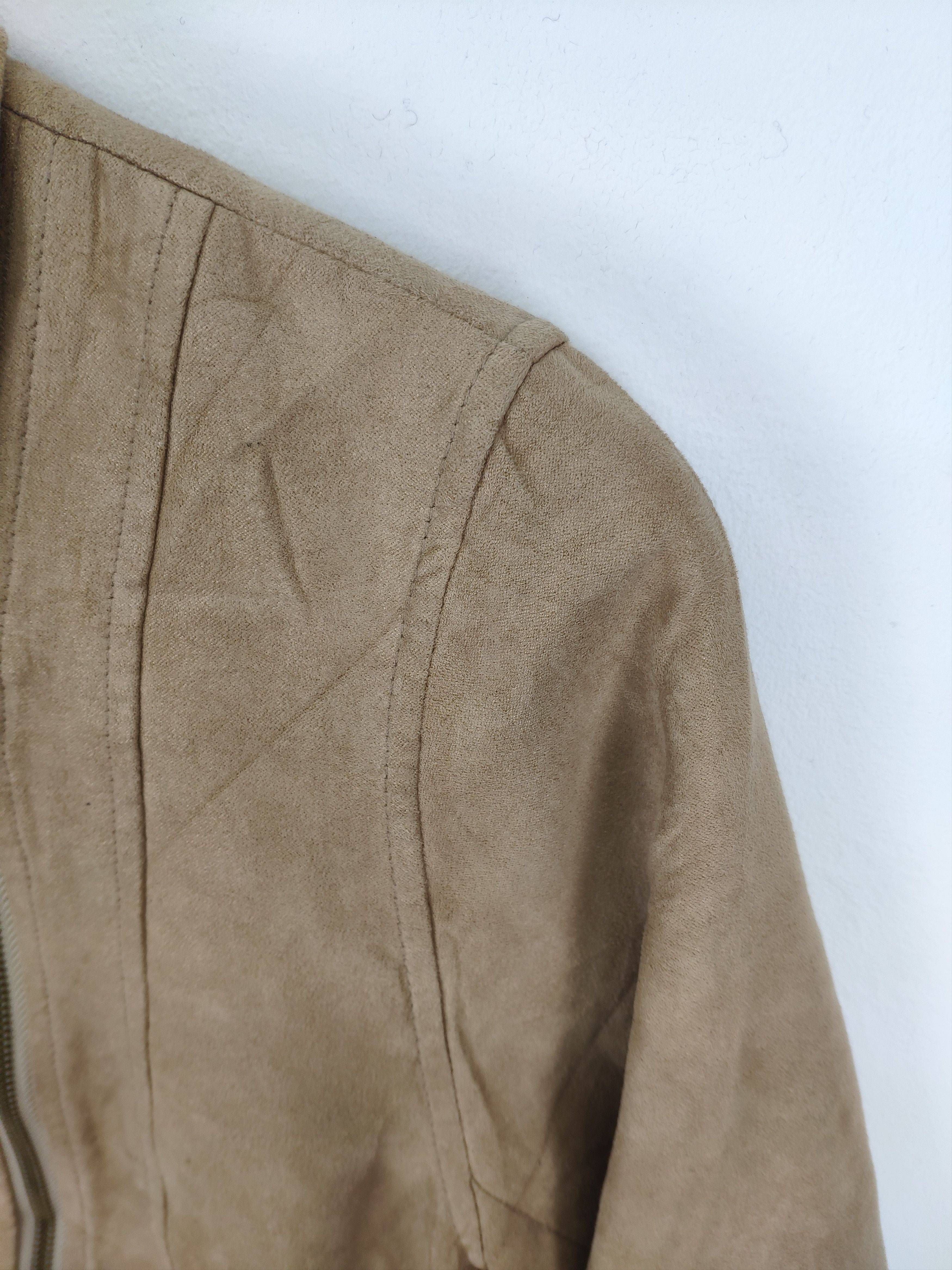 Japanese Brand × Le Grande Bleu (L.G.B.) × Vintage Steal 💥 Vintage Motorcycle Style Jacket Double Collar Size S / US 4 / IT 40 - 9 Thumbnail