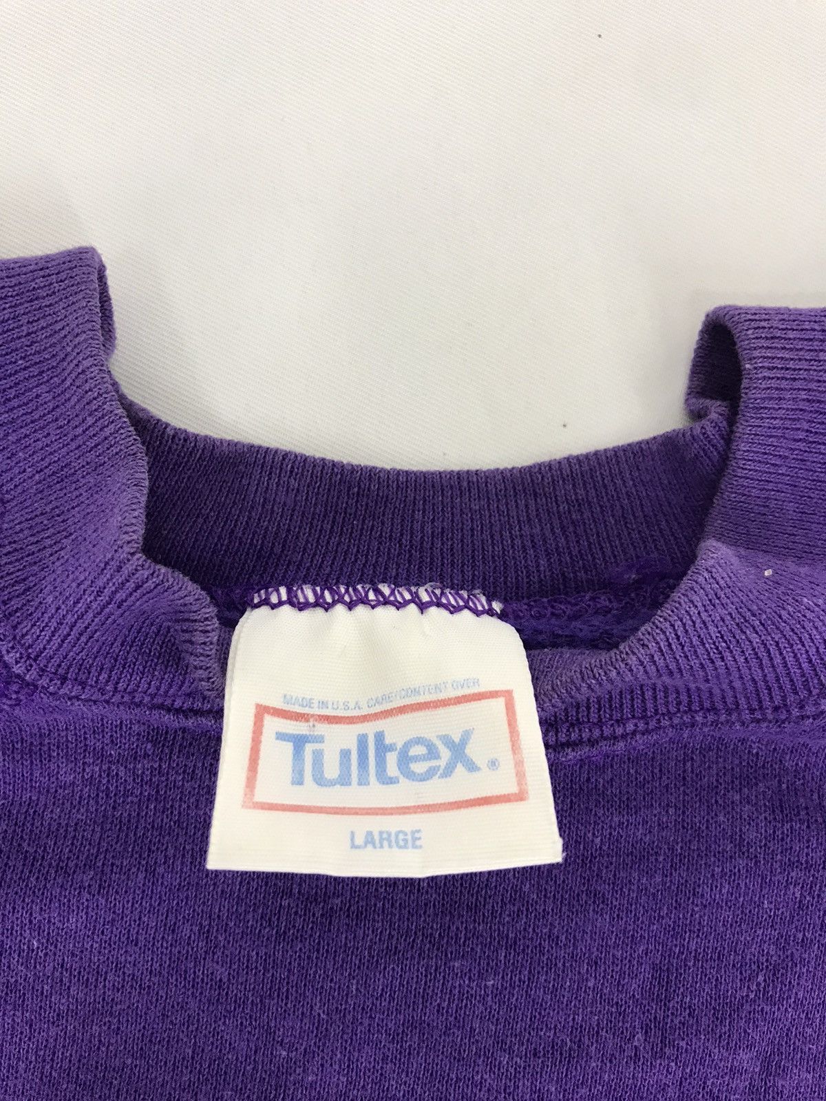 Tultex Rare Vintage 80s 90s Tultex USA Sweatshirt Plain Pull Over Size US M / EU 48-50 / 2 - 1 Thumbnail