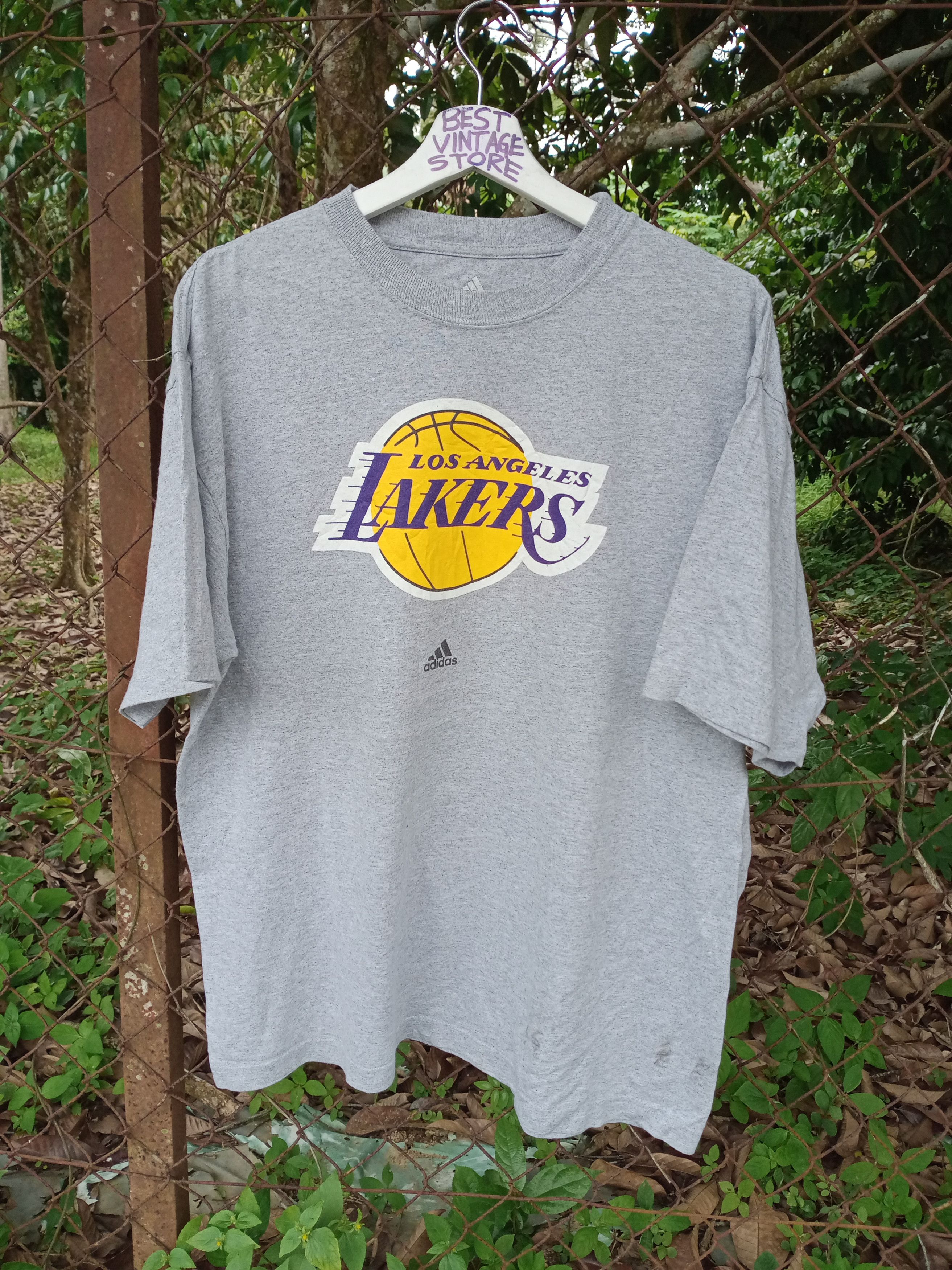NBA Lakers adidas t shirt Size US L / EU 52-54 / 3 - 1 Thumbnail