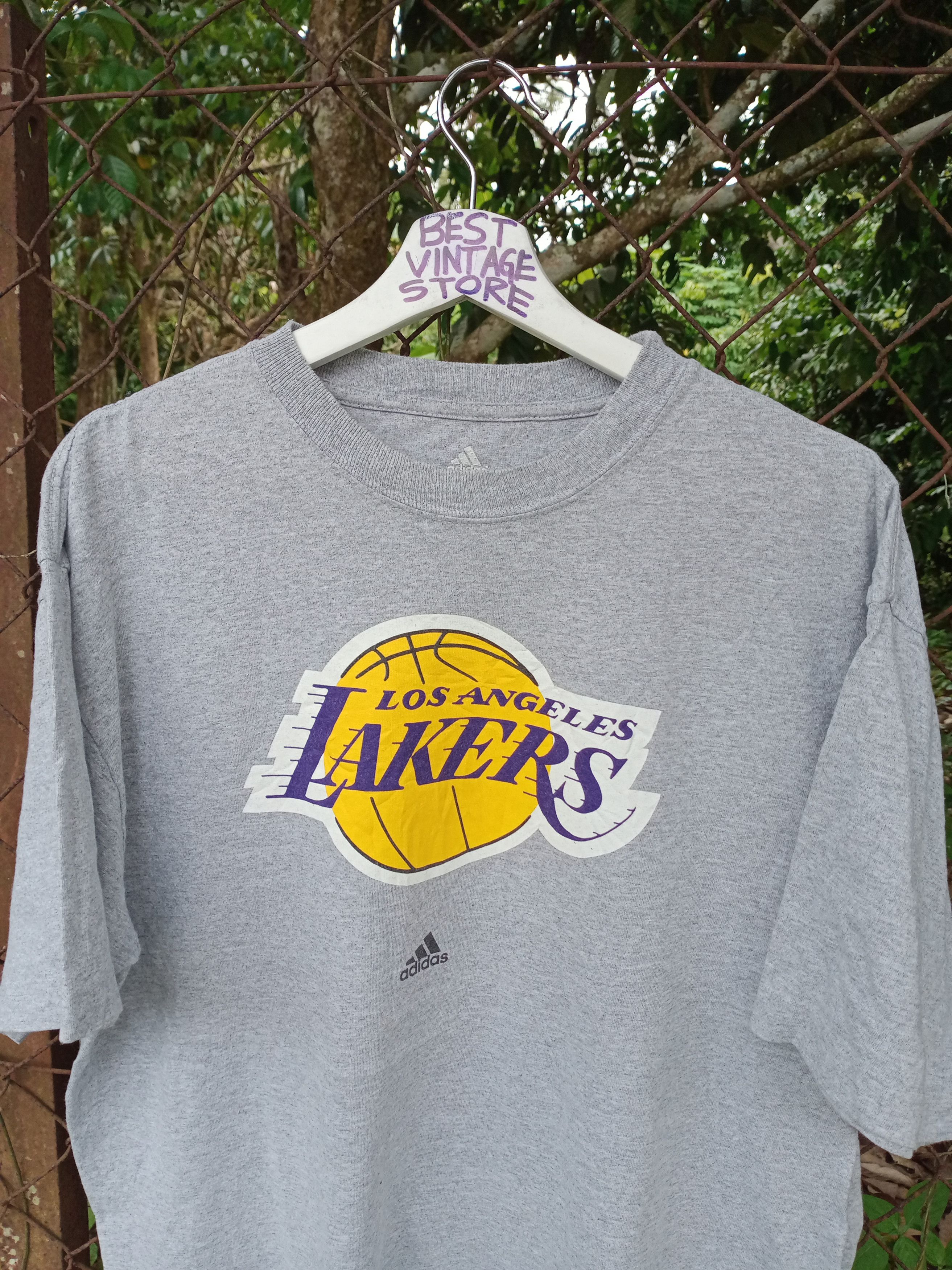NBA Lakers adidas t shirt Size US L / EU 52-54 / 3 - 2 Thumbnail