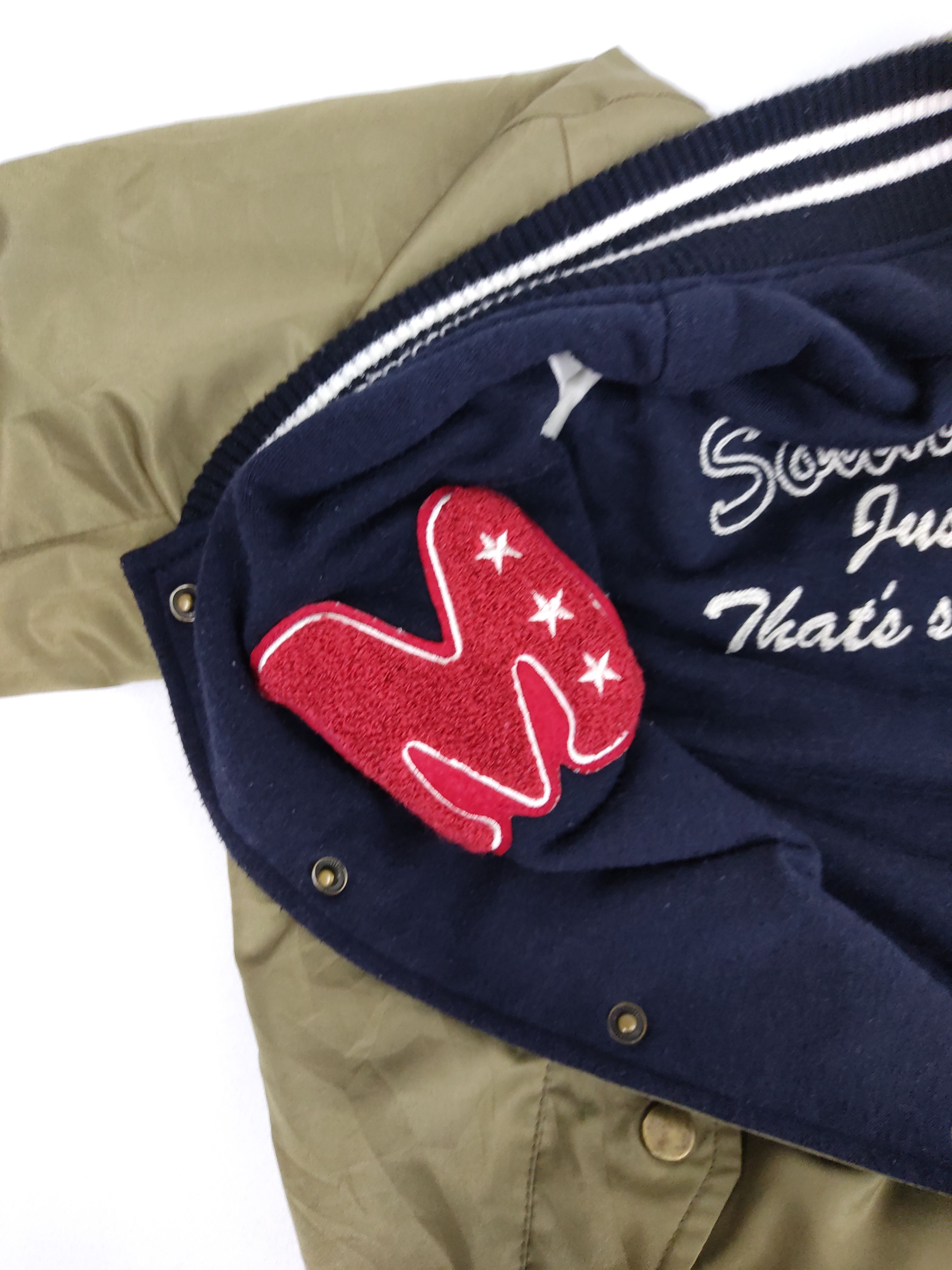 Japanese Brand Bomber Jacket Reversible Military Army Fashion Varsity Size M / US 6-8 / IT 42-44 - 7 Thumbnail