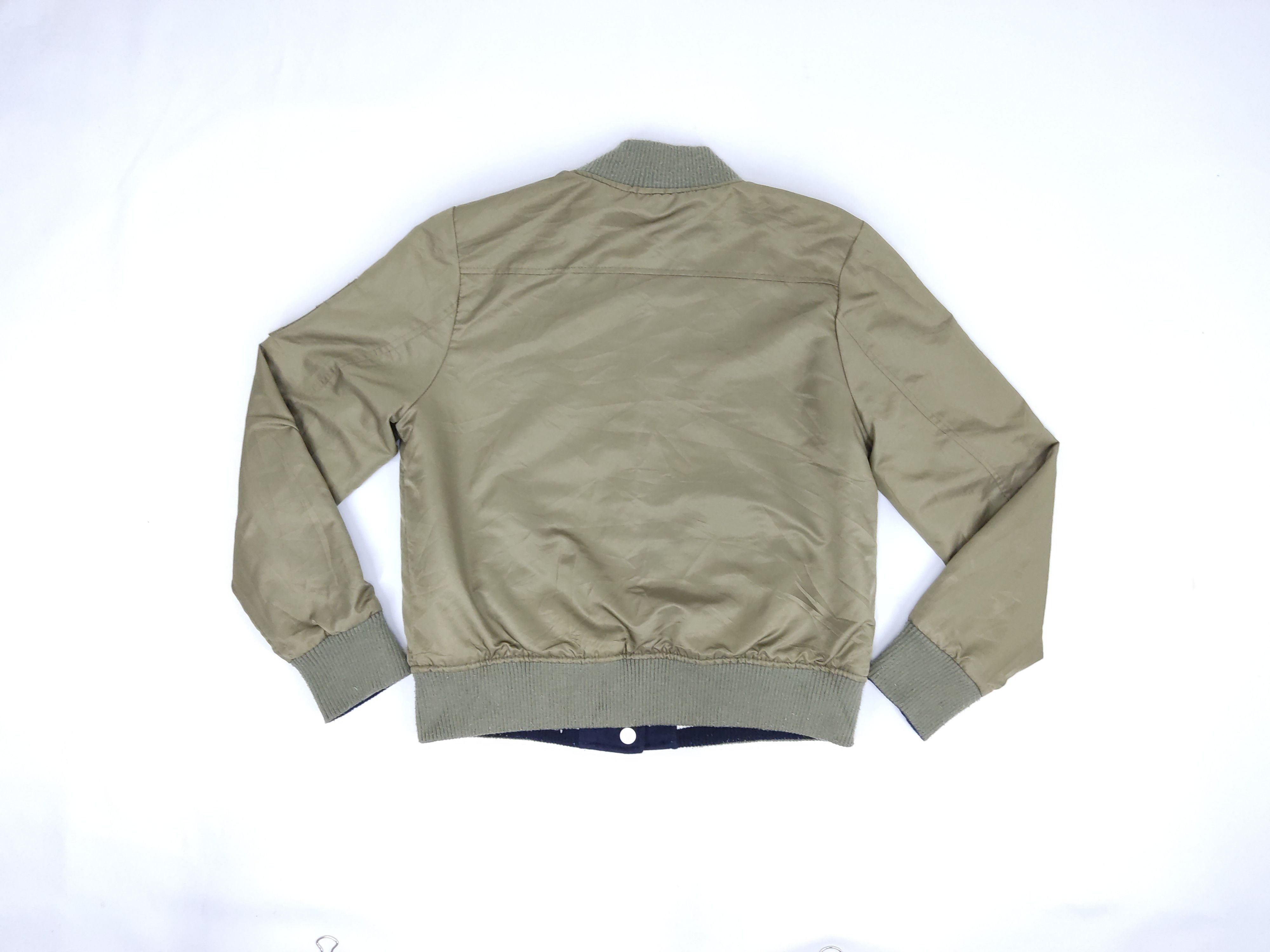 Japanese Brand Bomber Jacket Reversible Military Army Fashion Varsity Size M / US 6-8 / IT 42-44 - 5 Thumbnail