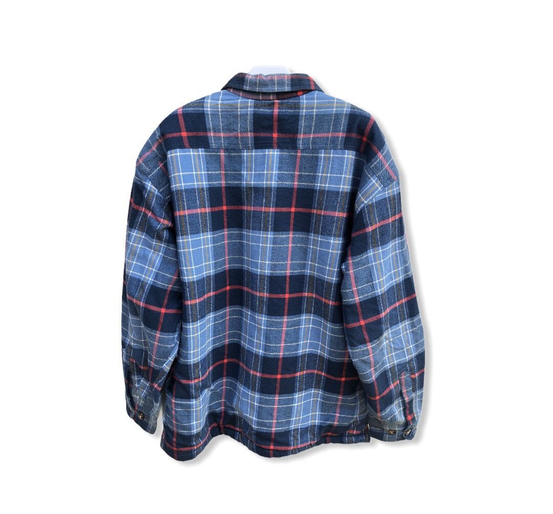 Flannel × Vintage Vintage Next Stage Checked Plaid Tartan Jacket Size US L / EU 52-54 / 3 - 3 Thumbnail