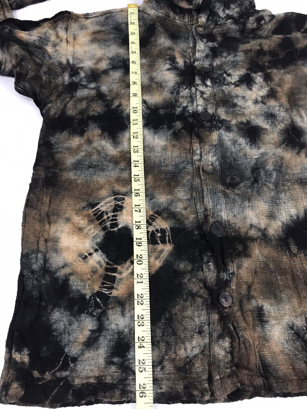 Japanese Brand Vintage Dill-cash Hoodies Button Down Style Tye Dye Ethic Size US L / EU 52-54 / 3 - 10 Thumbnail