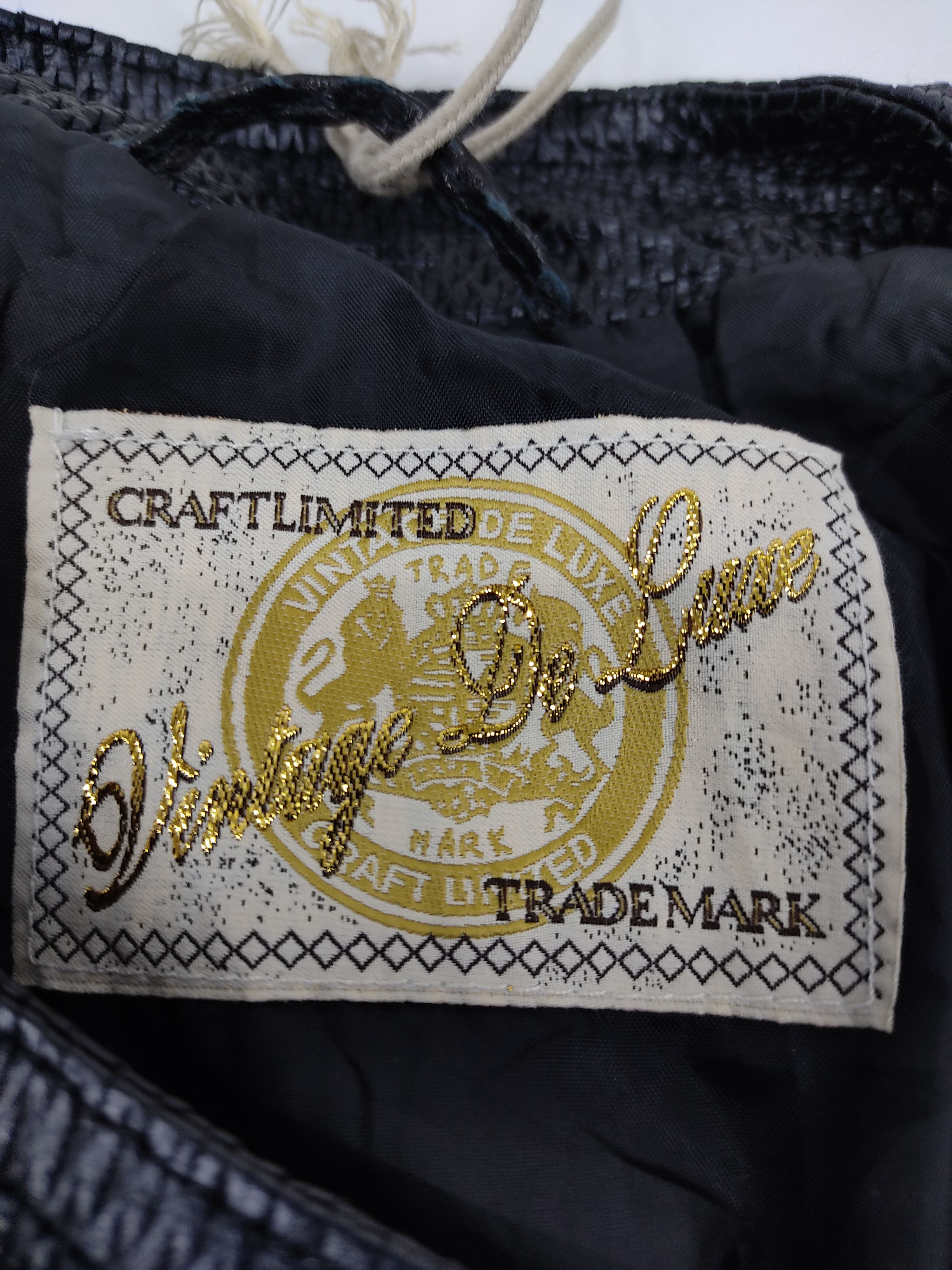 Designer Vintage De Luxe Made in Italy Motorcycle Jacket Design Size XS / US 0-2 / IT 36-38 - 4 Thumbnail