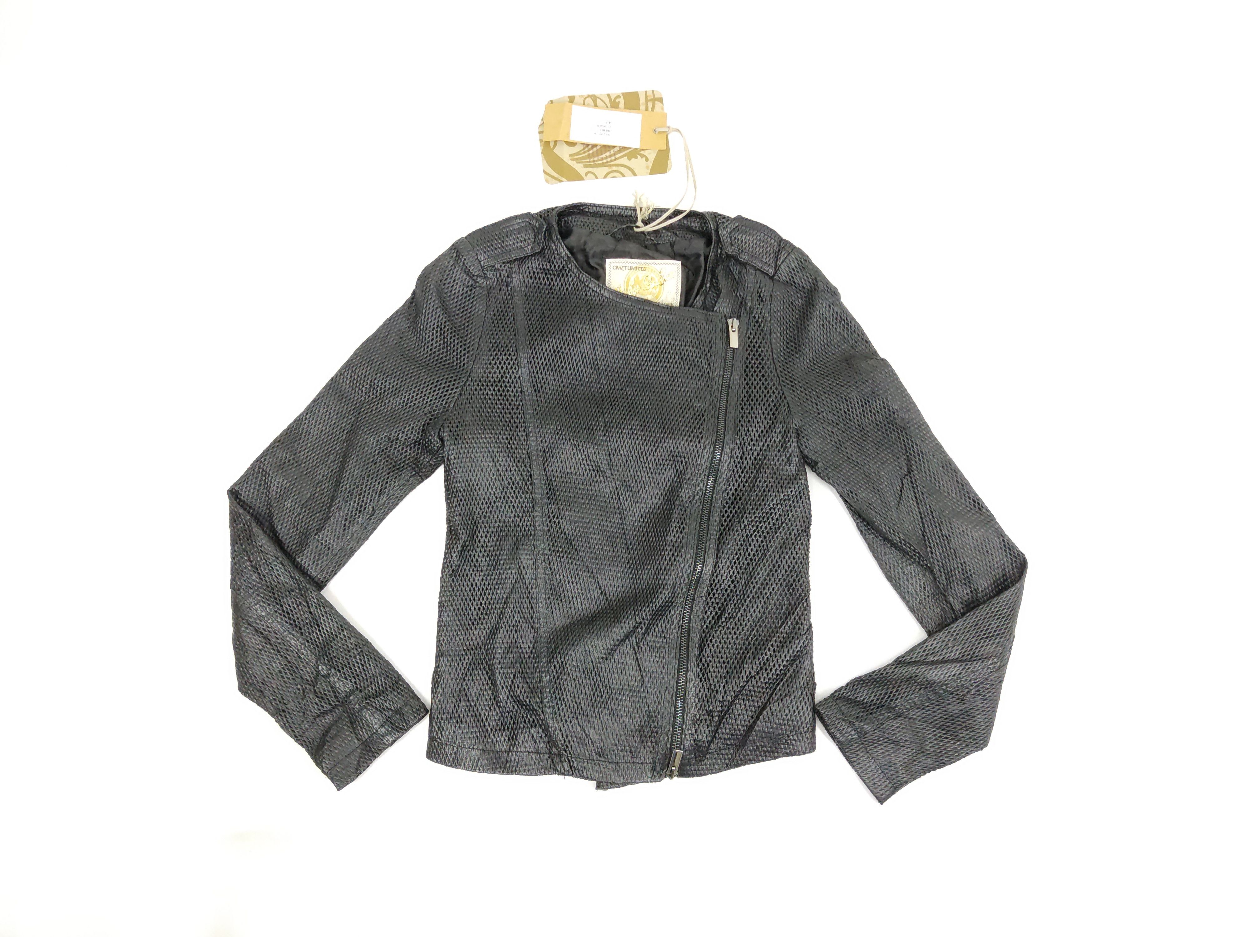 Designer Vintage De Luxe Made in Italy Motorcycle Jacket Design Size XS / US 0-2 / IT 36-38 - 1 Thumbnail