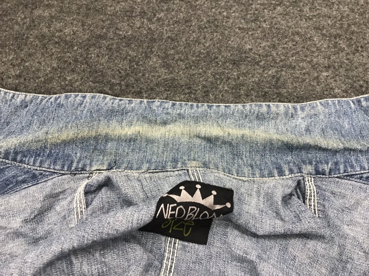 Japanese Brand Neo Blood Denim Jacket Four Pockets Trucker Workwear Size US L / EU 52-54 / 3 - 12 Thumbnail