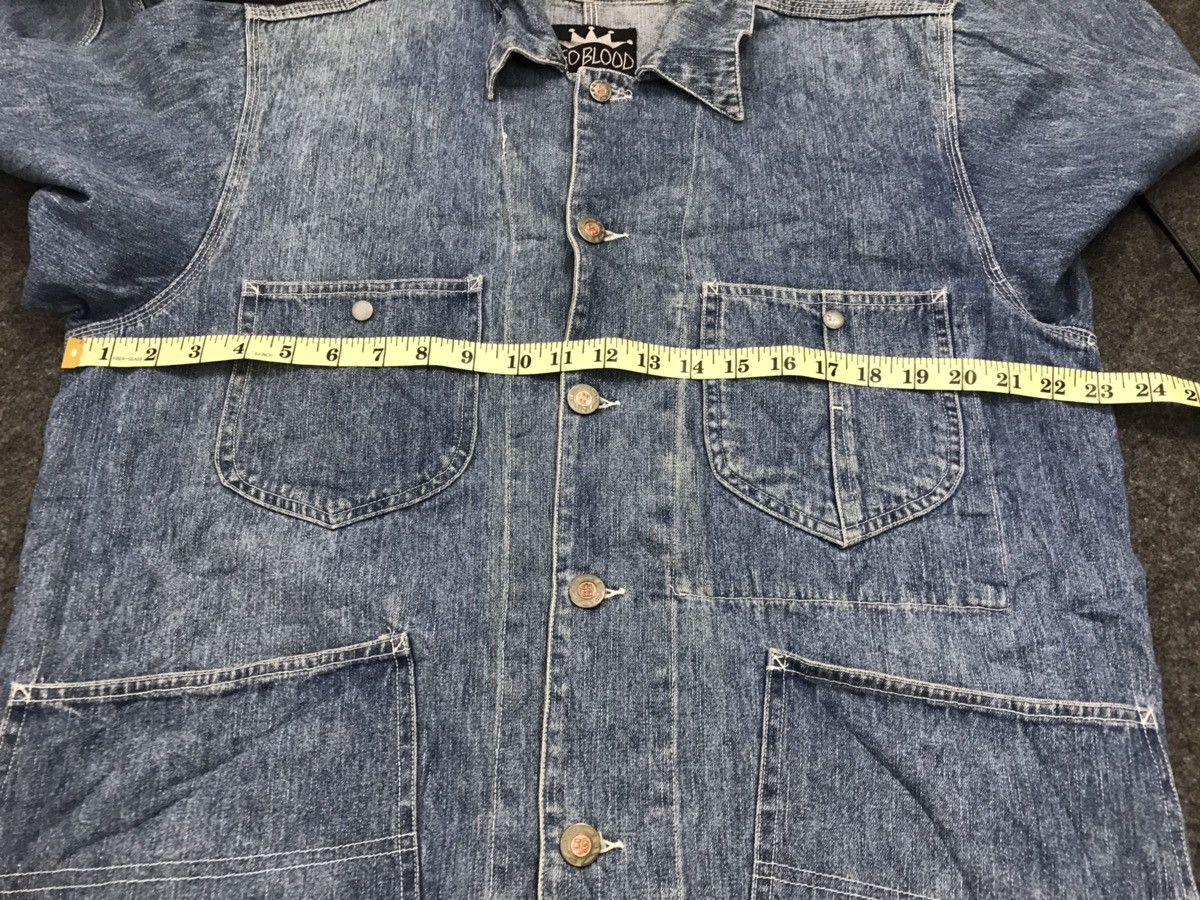 Japanese Brand Neo Blood Denim Jacket Four Pockets Trucker Workwear Size US L / EU 52-54 / 3 - 9 Thumbnail