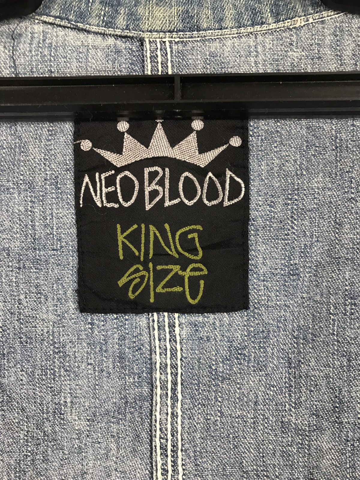 Japanese Brand Neo Blood Denim Jacket Four Pockets Trucker Workwear Size US L / EU 52-54 / 3 - 6 Thumbnail