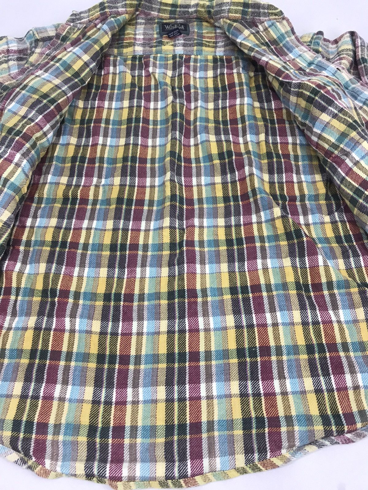 Flannel Woolrich Plaid Checked Wear Double Pockets Classic Size US L / EU 52-54 / 3 - 8 Thumbnail