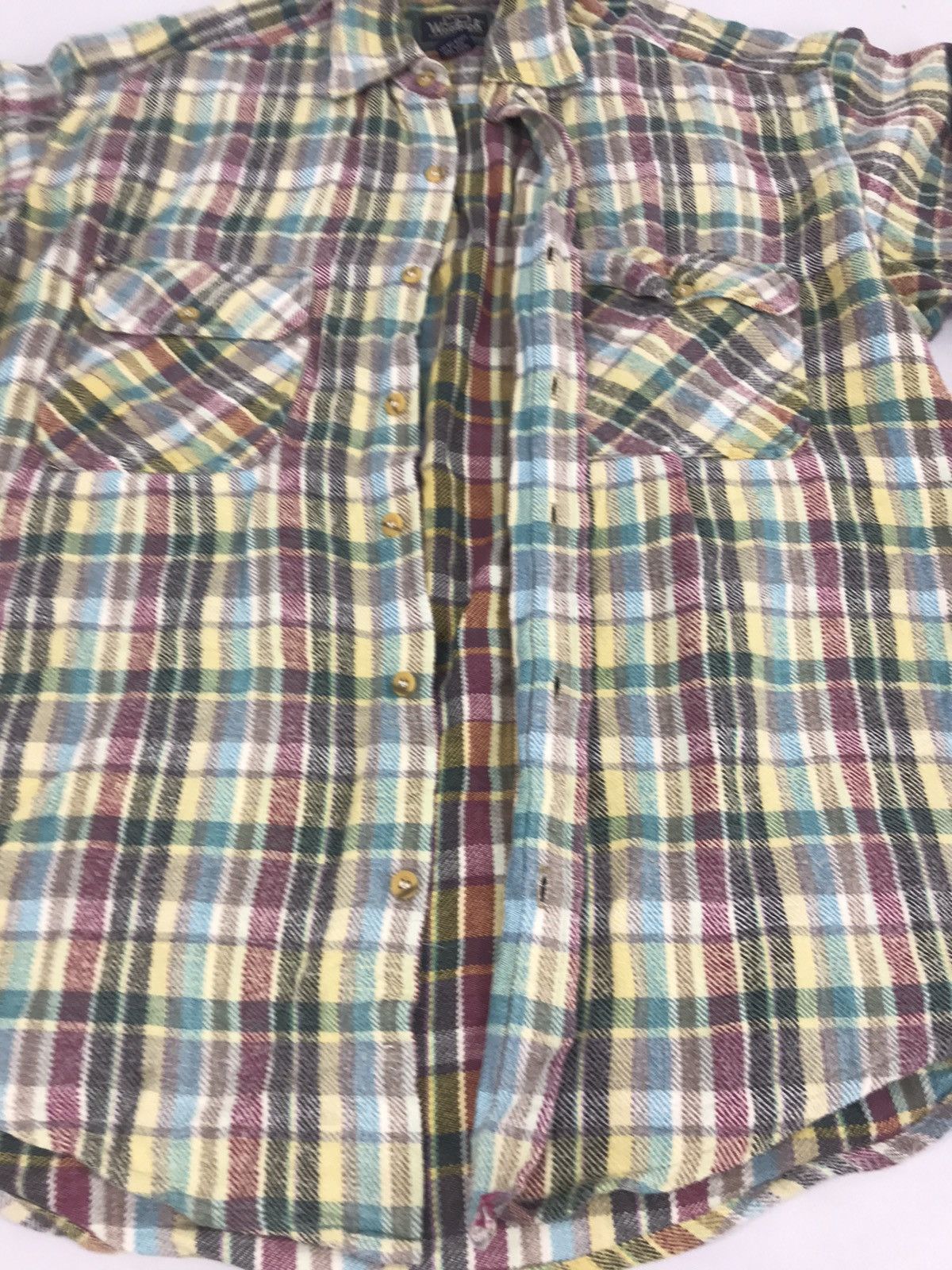 Flannel Woolrich Plaid Checked Wear Double Pockets Classic Size US L / EU 52-54 / 3 - 7 Thumbnail