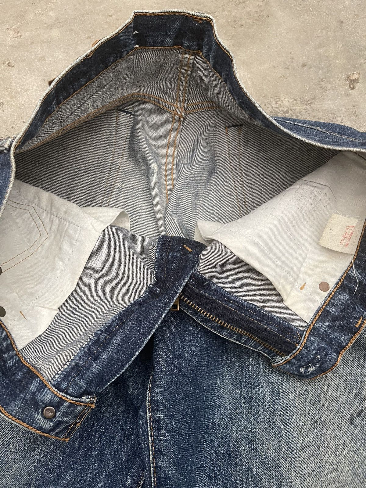 Levi's Vintage Clothing Vintage LEVIS Big E 502XX Selvedge Jorts Denim Size US 34 / EU 50 - 12 Thumbnail