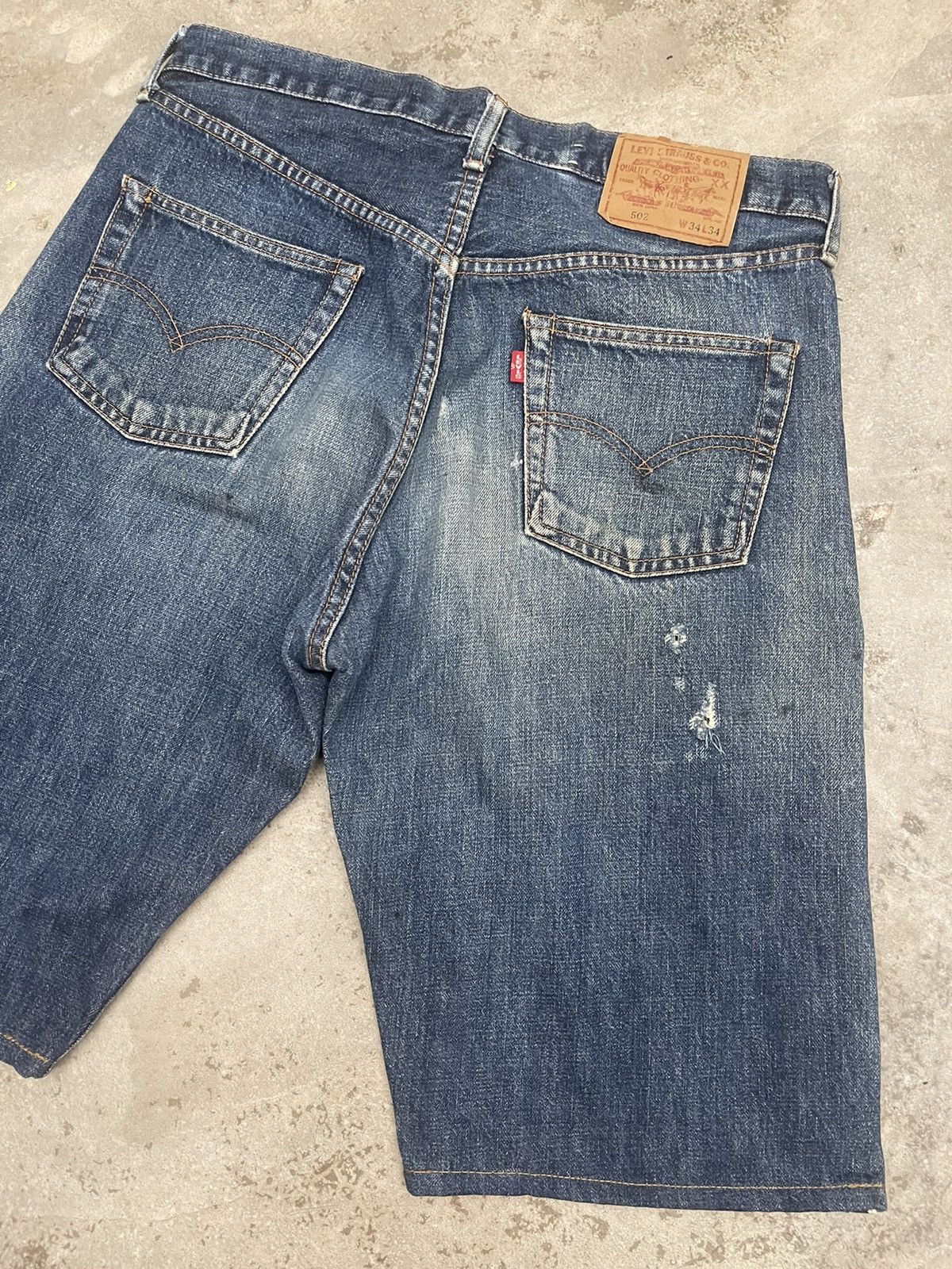 Levi's Vintage Clothing Vintage LEVIS Big E 502XX Selvedge Jorts Denim Size US 34 / EU 50 - 16 Thumbnail