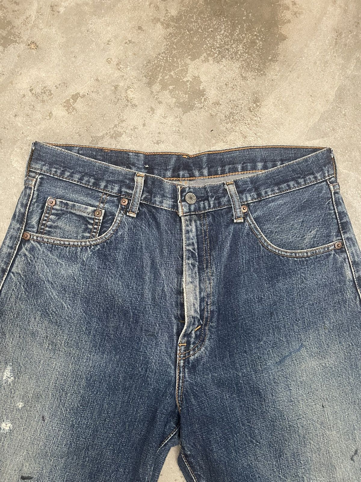 Levi's Vintage Clothing Vintage LEVIS Big E 502XX Selvedge Jorts Denim Size US 34 / EU 50 - 6 Thumbnail