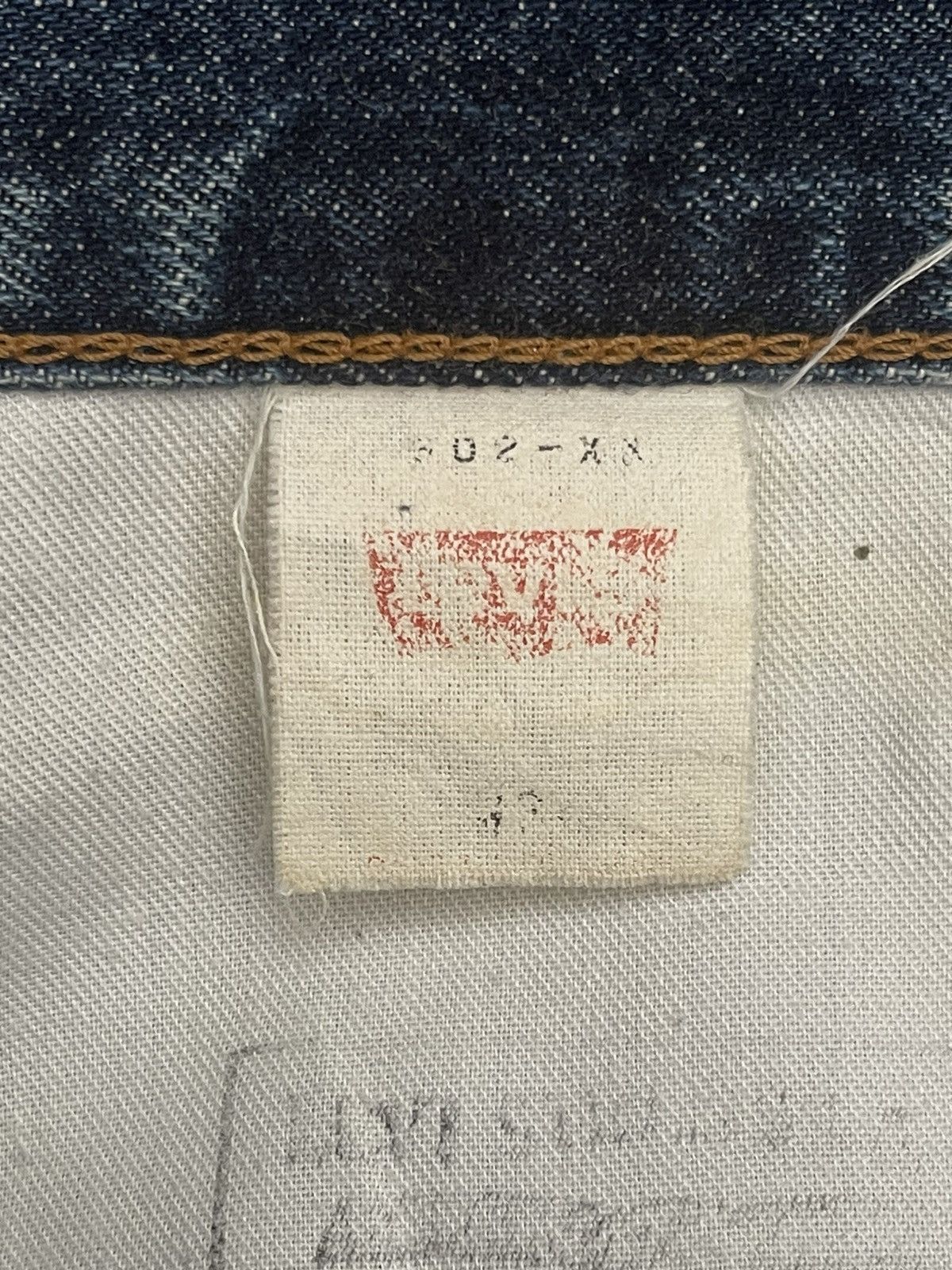 Levi's Vintage Clothing Vintage LEVIS Big E 502XX Selvedge Jorts Denim Size US 34 / EU 50 - 13 Thumbnail