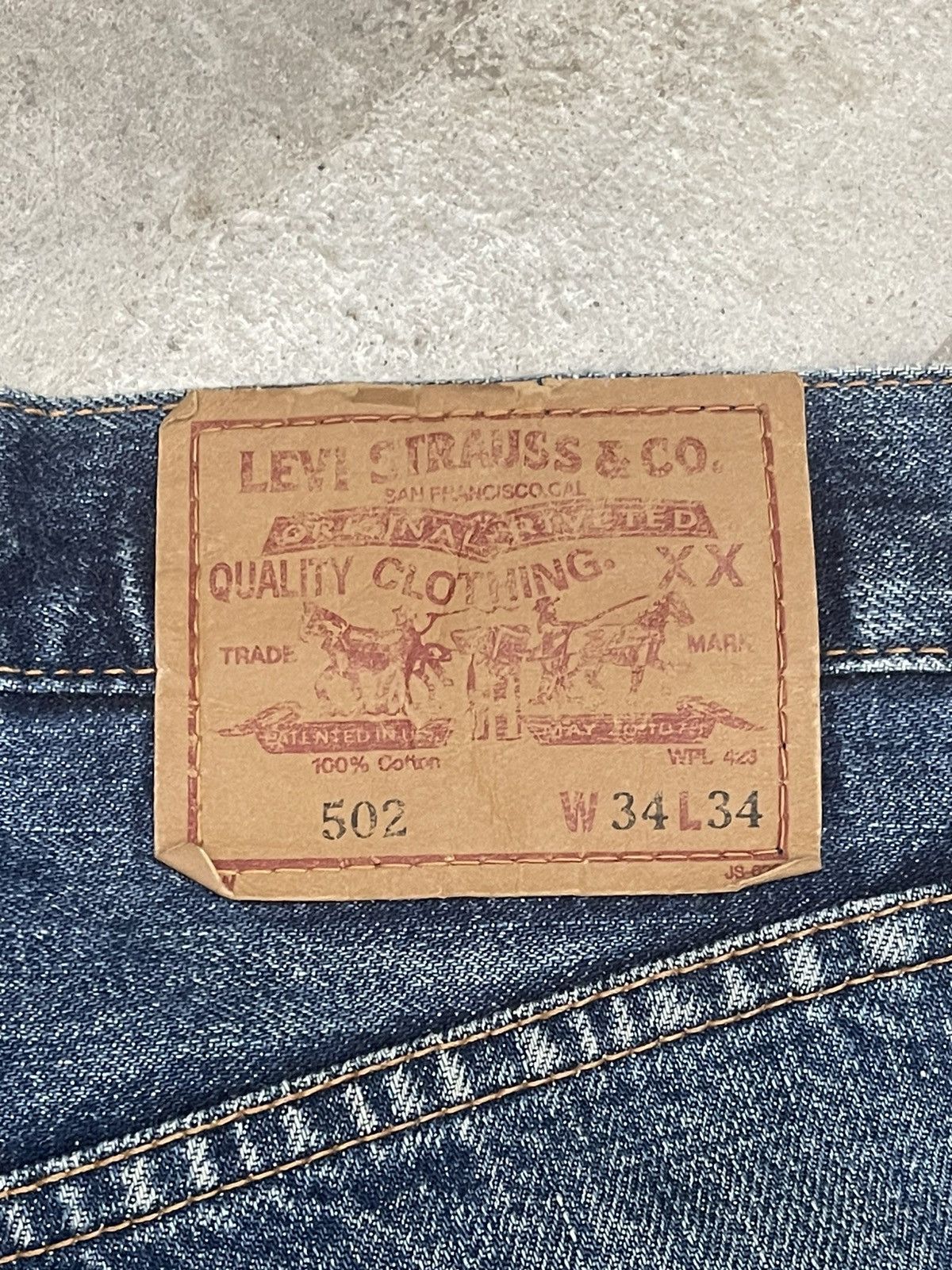 Levi's Vintage Clothing Vintage LEVIS Big E 502XX Selvedge Jorts Denim Size US 34 / EU 50 - 19 Thumbnail