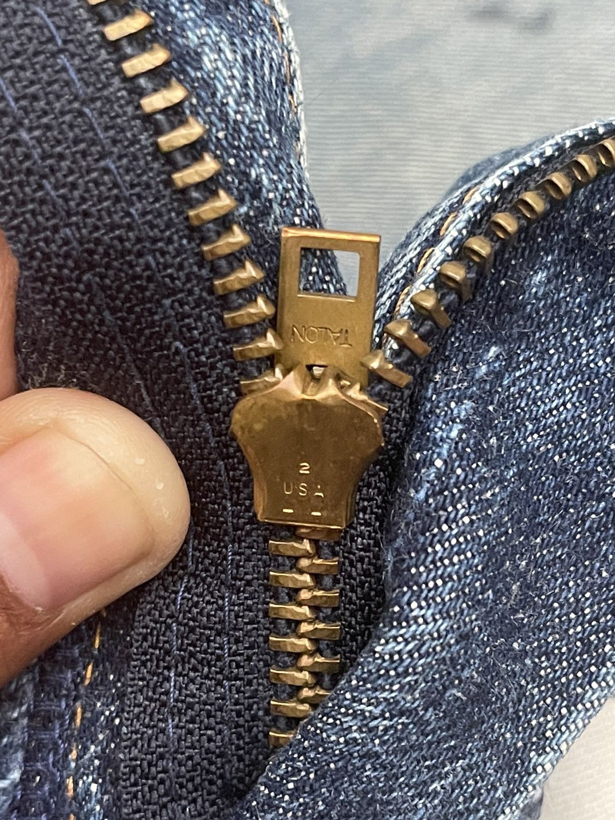 Levi's Vintage Clothing Vintage LEVIS Big E 502XX Selvedge Jorts Denim Size US 34 / EU 50 - 10 Thumbnail