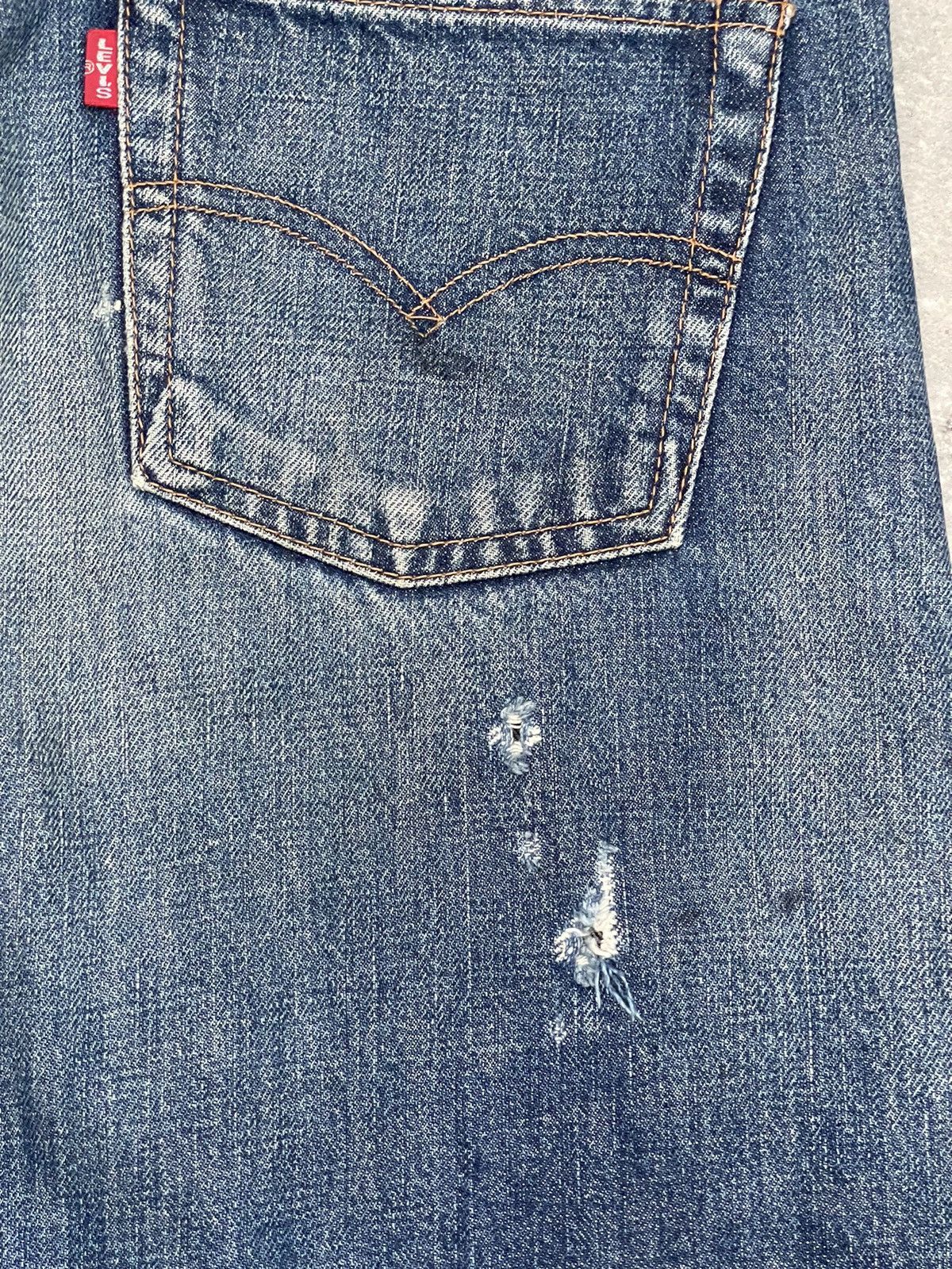 Levi's Vintage Clothing Vintage LEVIS Big E 502XX Selvedge Jorts Denim Size US 34 / EU 50 - 17 Thumbnail