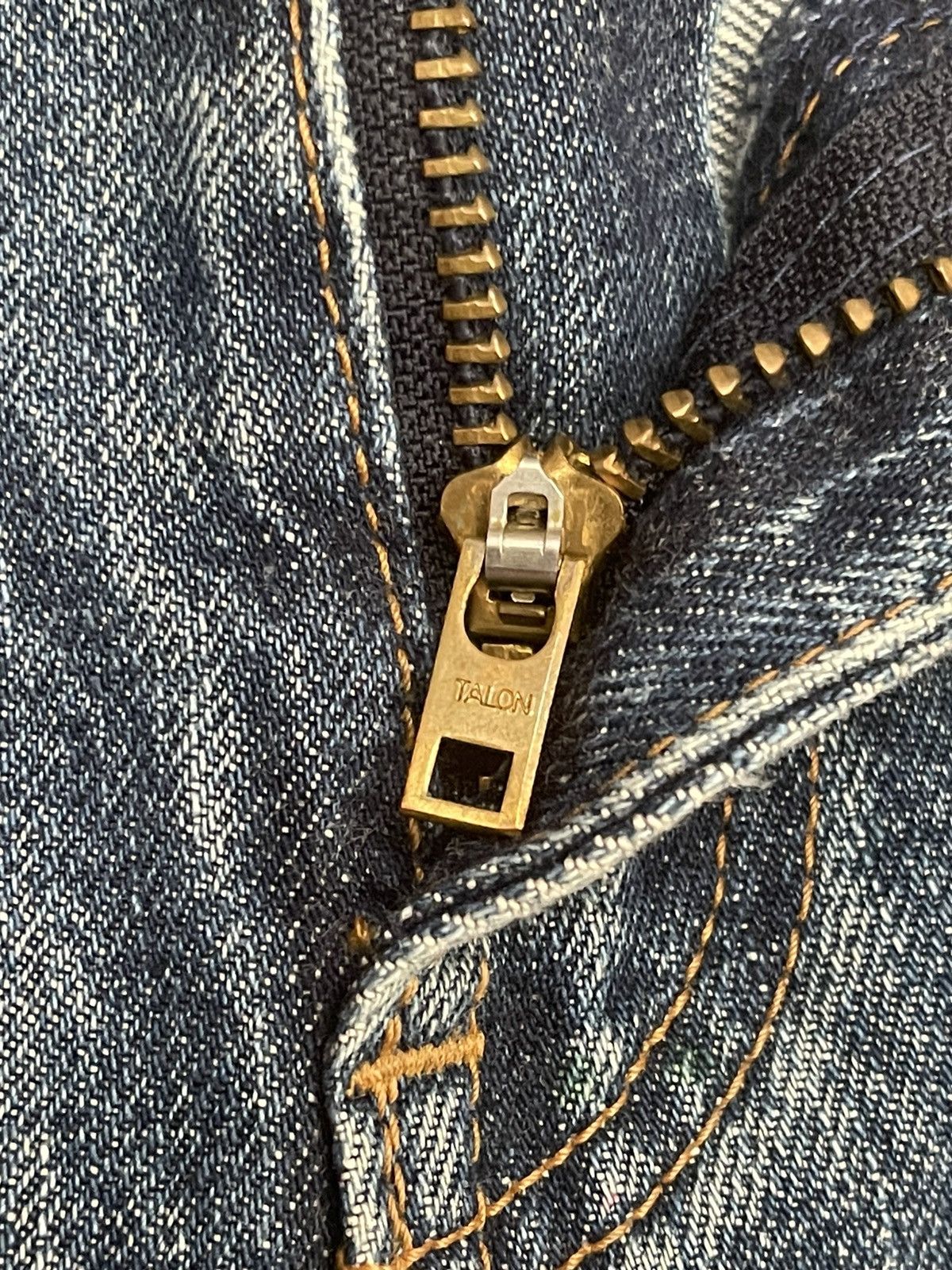 Levi's Vintage Clothing Vintage LEVIS Big E 502XX Selvedge Jorts Denim Size US 34 / EU 50 - 9 Thumbnail
