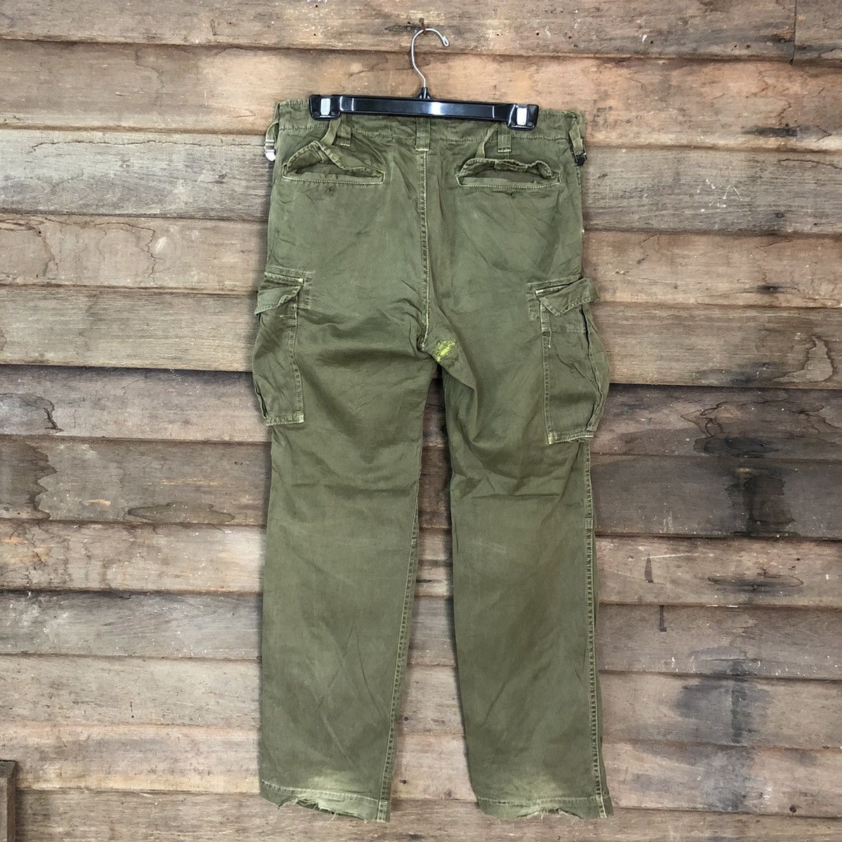 Global Work DL Global Work Green Multipocket Tactical Cargo Pants #c973 Size US 30 / EU 46 - 9 Thumbnail