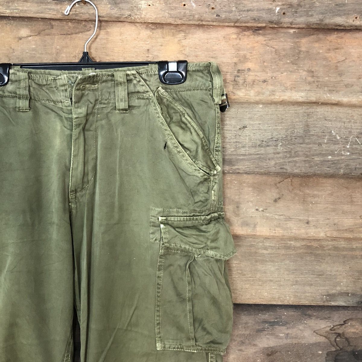 Global Work DL Global Work Green Multipocket Tactical Cargo Pants #c973 Size US 30 / EU 46 - 5 Thumbnail