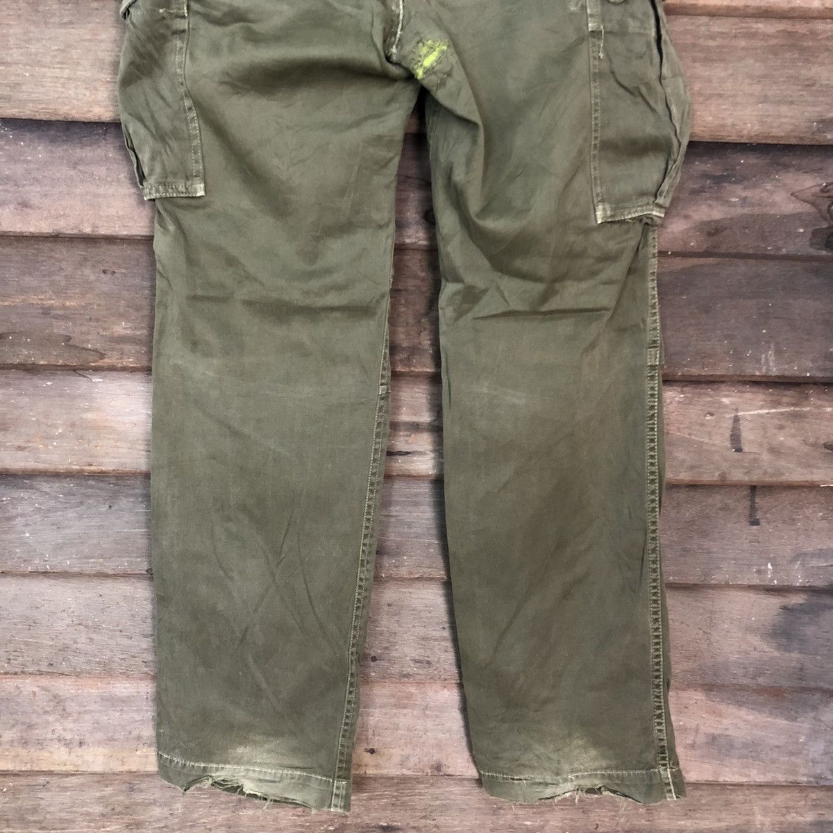 Global Work DL Global Work Green Multipocket Tactical Cargo Pants #c973 Size US 30 / EU 46 - 11 Thumbnail