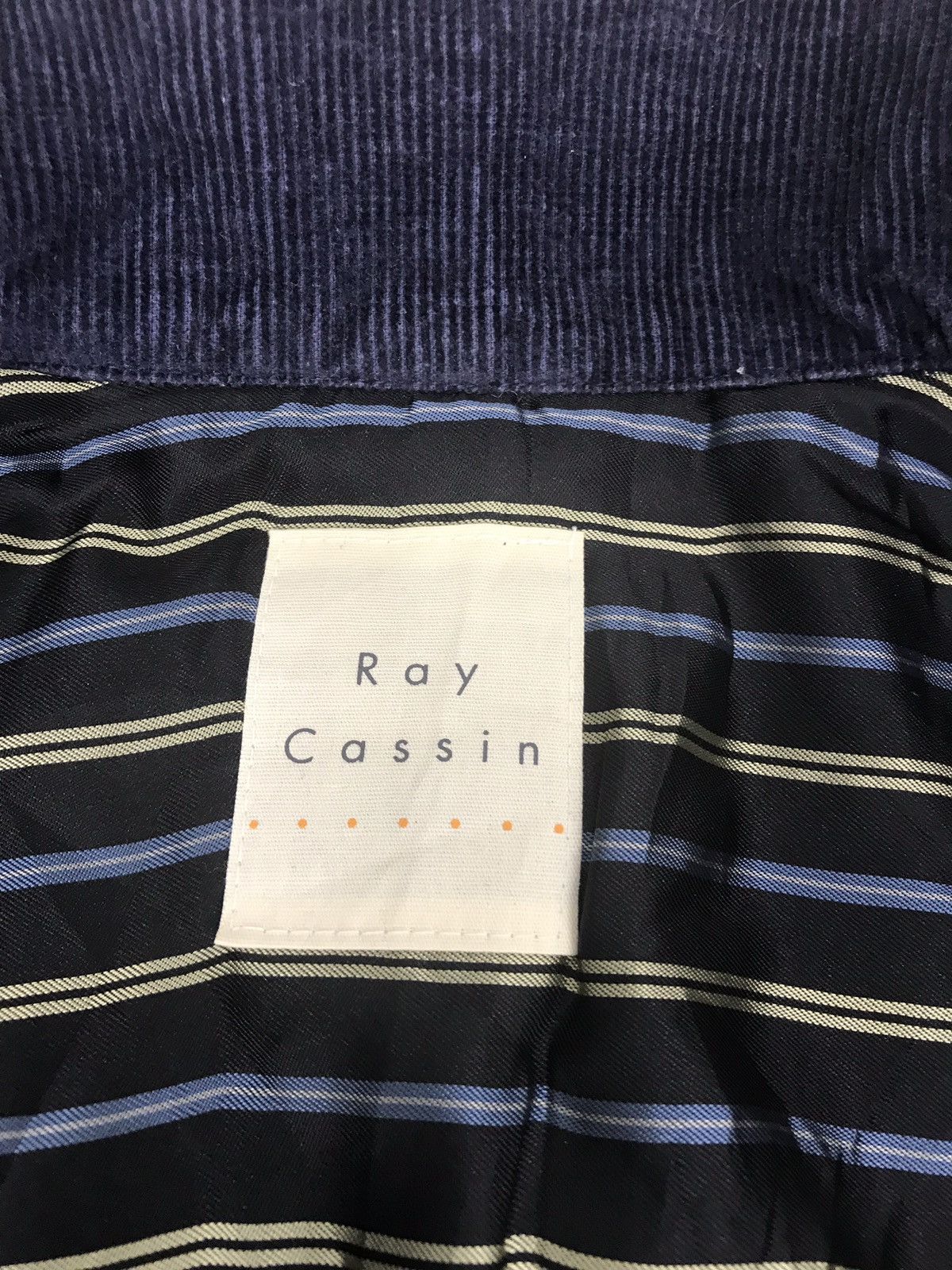 Japanese Brand Ray Cassin Corduroy Bikers Trucker Jacket Fashion Winter Size US S / EU 44-46 / 1 - 7 Thumbnail