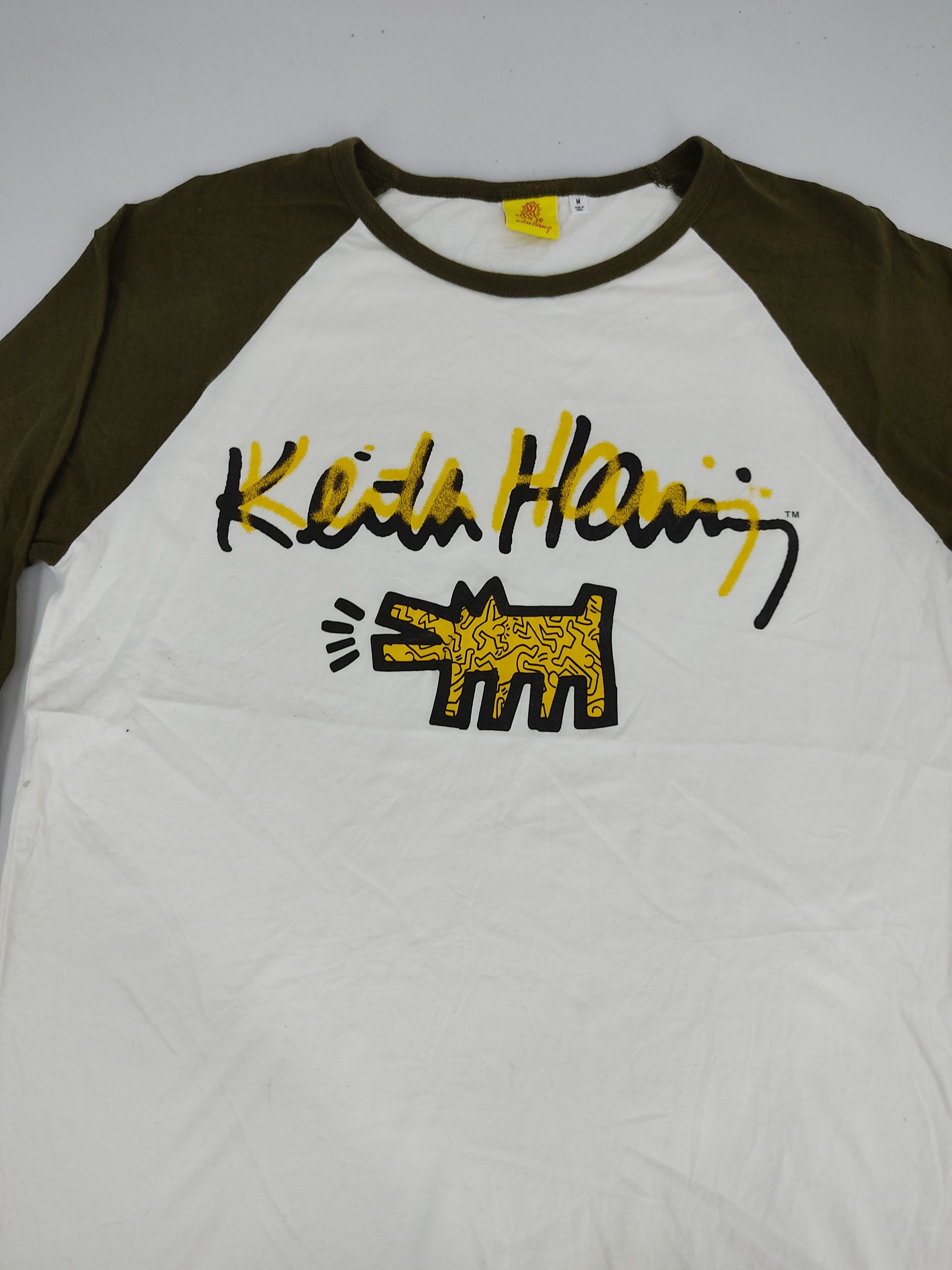 Keith Haring Keith Haring Bark Dog Pop Art Design Printed Raglan Size US S / EU 44-46 / 1 - 2 Thumbnail