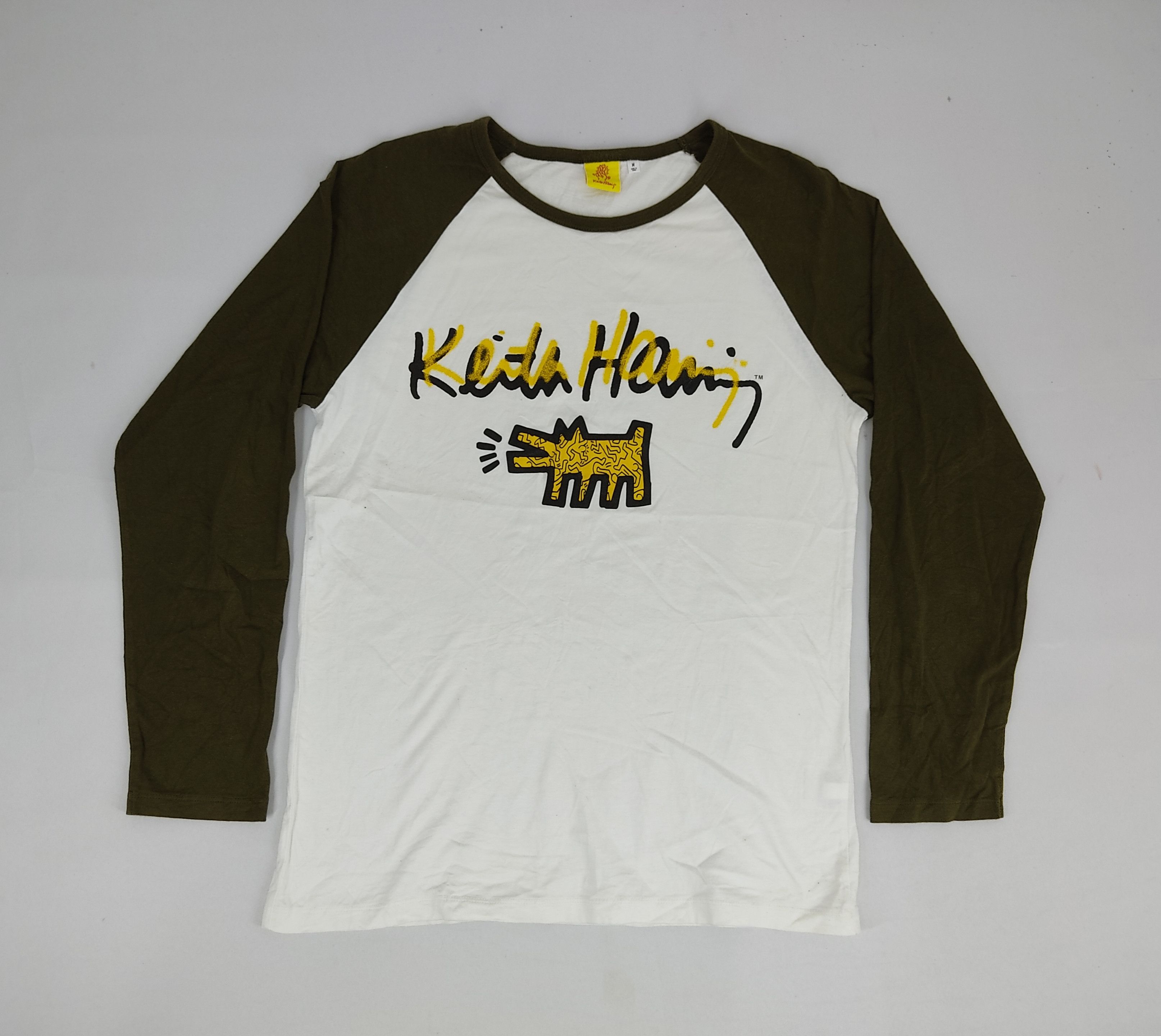 Keith Haring Keith Haring Bark Dog Pop Art Design Printed Raglan Size US S / EU 44-46 / 1 - 1 Thumbnail