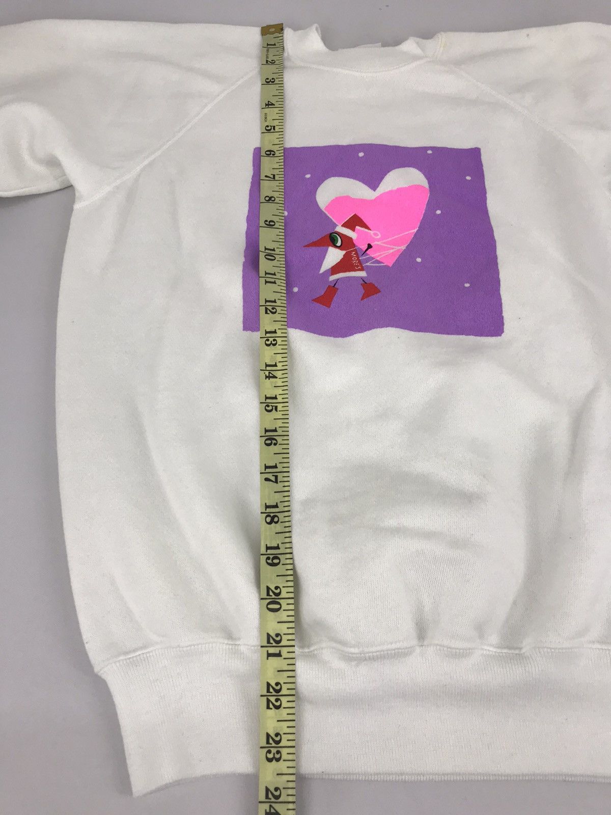 Hanes Vintage 90s Mores Sweatshirt Box Heart Logo Pull Over Style Size US S / EU 44-46 / 1 - 7 Thumbnail