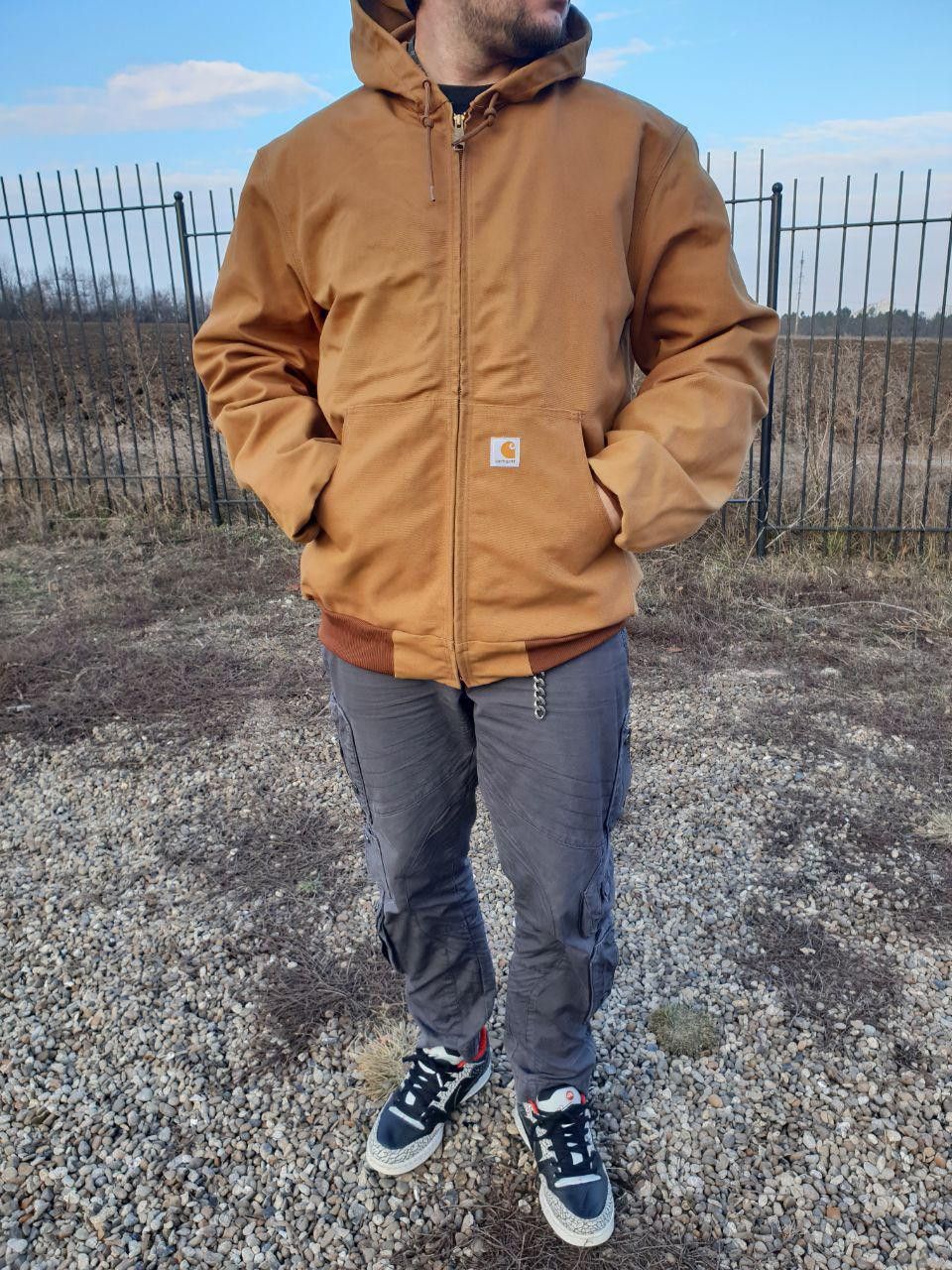 Carhartt × Carhartt Wip Almost new Carhartt hooded Jacket Size US L / EU 52-54 / 3 - 14 Thumbnail