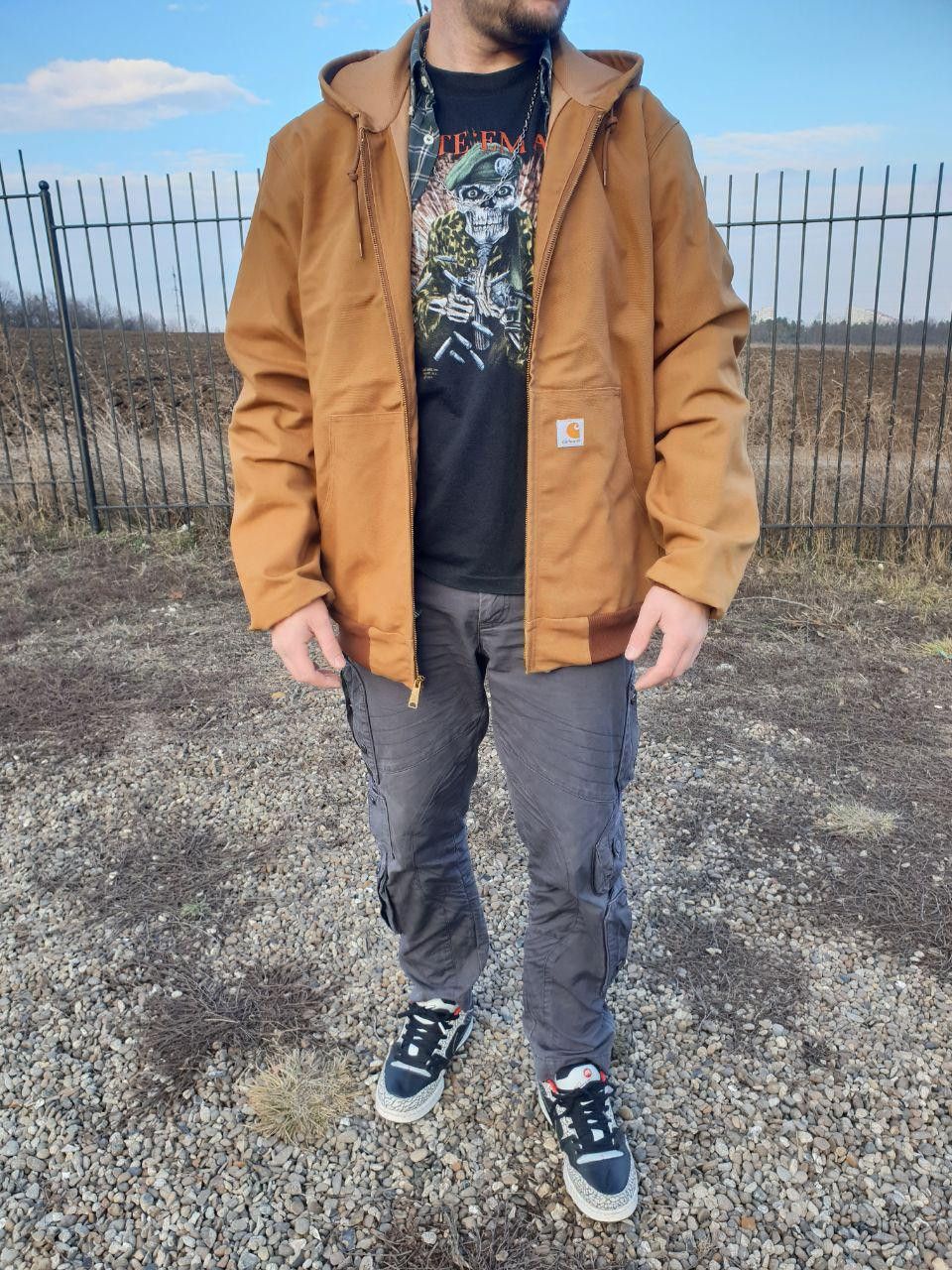 Carhartt × Carhartt Wip Almost new Carhartt hooded Jacket Size US L / EU 52-54 / 3 - 4 Thumbnail