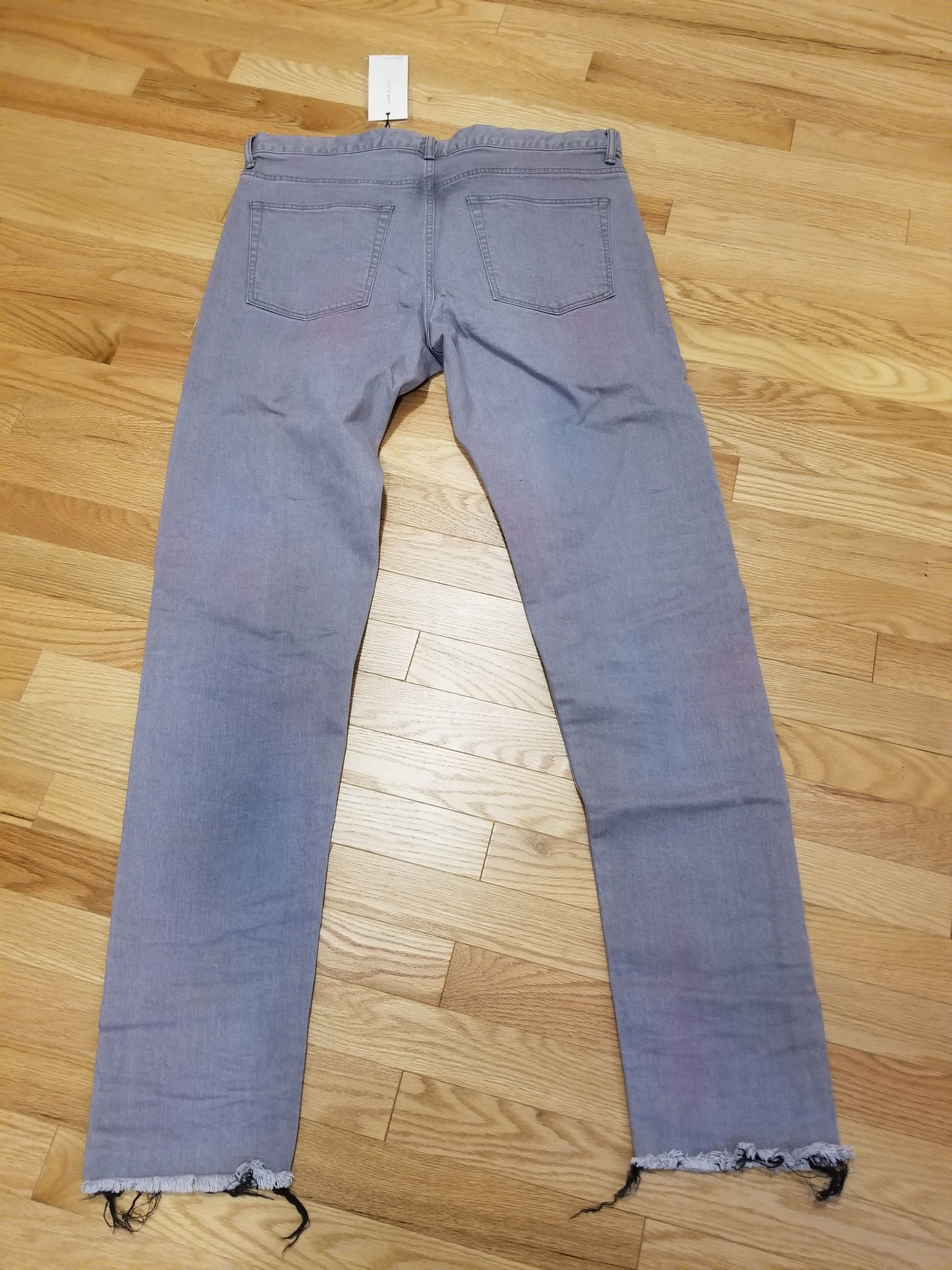 John Elliott Grey & Pink Dye " The Cast 2 " Jeans Size US 36 / EU 52 - 4 Thumbnail