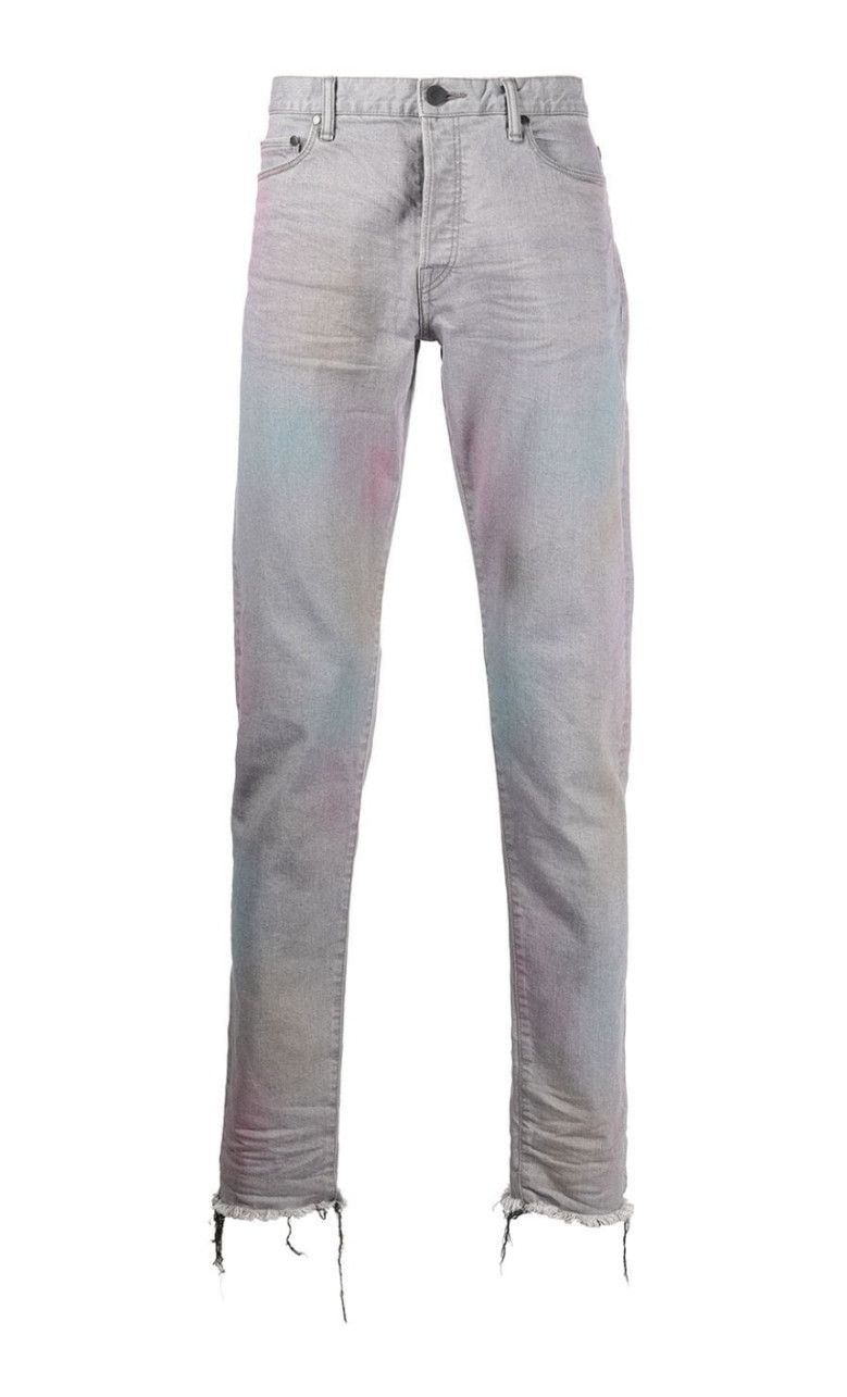 John Elliott Grey & Pink Dye " The Cast 2 " Jeans Size US 36 / EU 52 - 2 Thumbnail