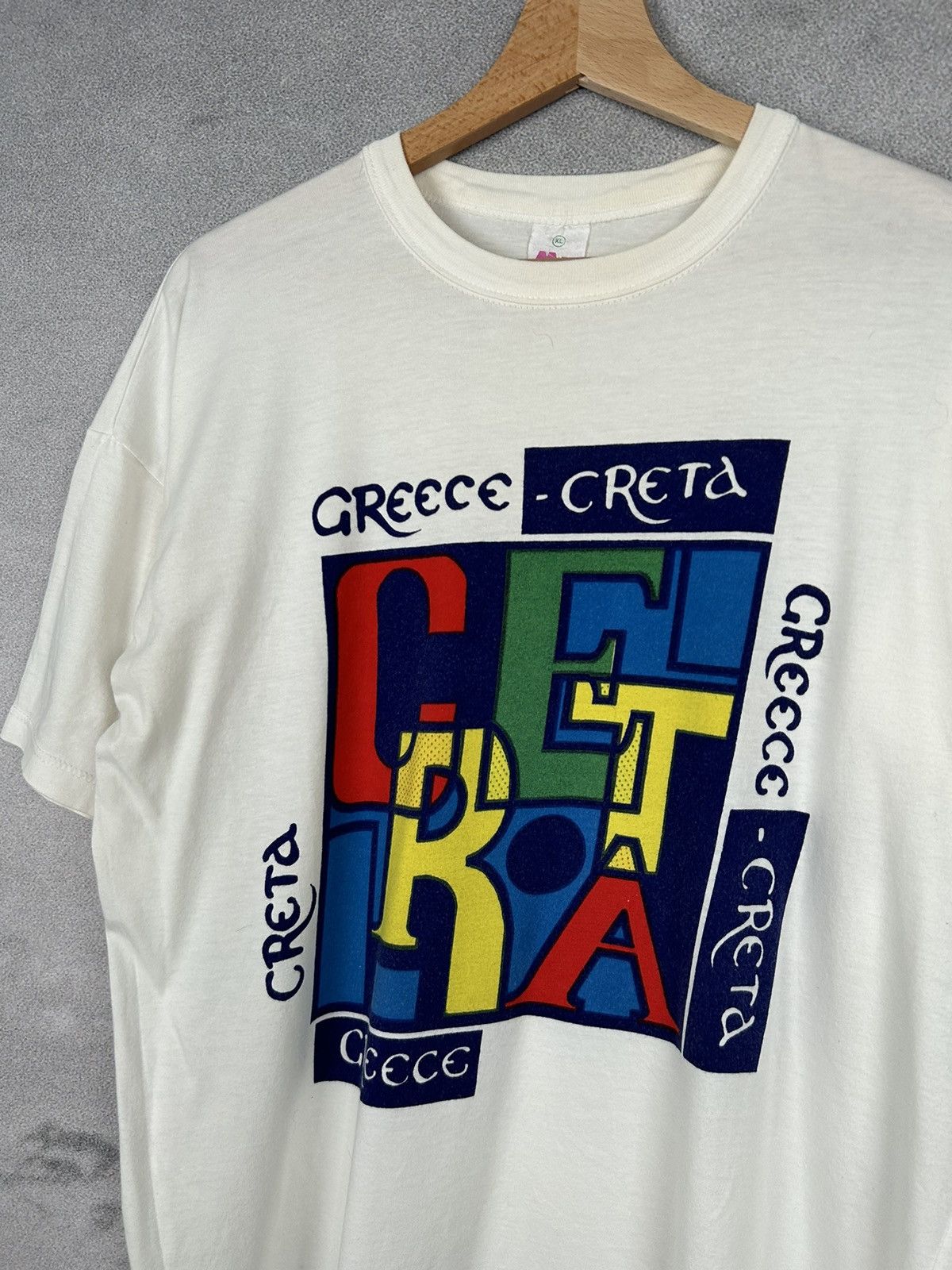 Vintage Vintage Greece Crete Tourist Tee Graphic 90s Size US XL / EU 56 / 4 - 3 Thumbnail