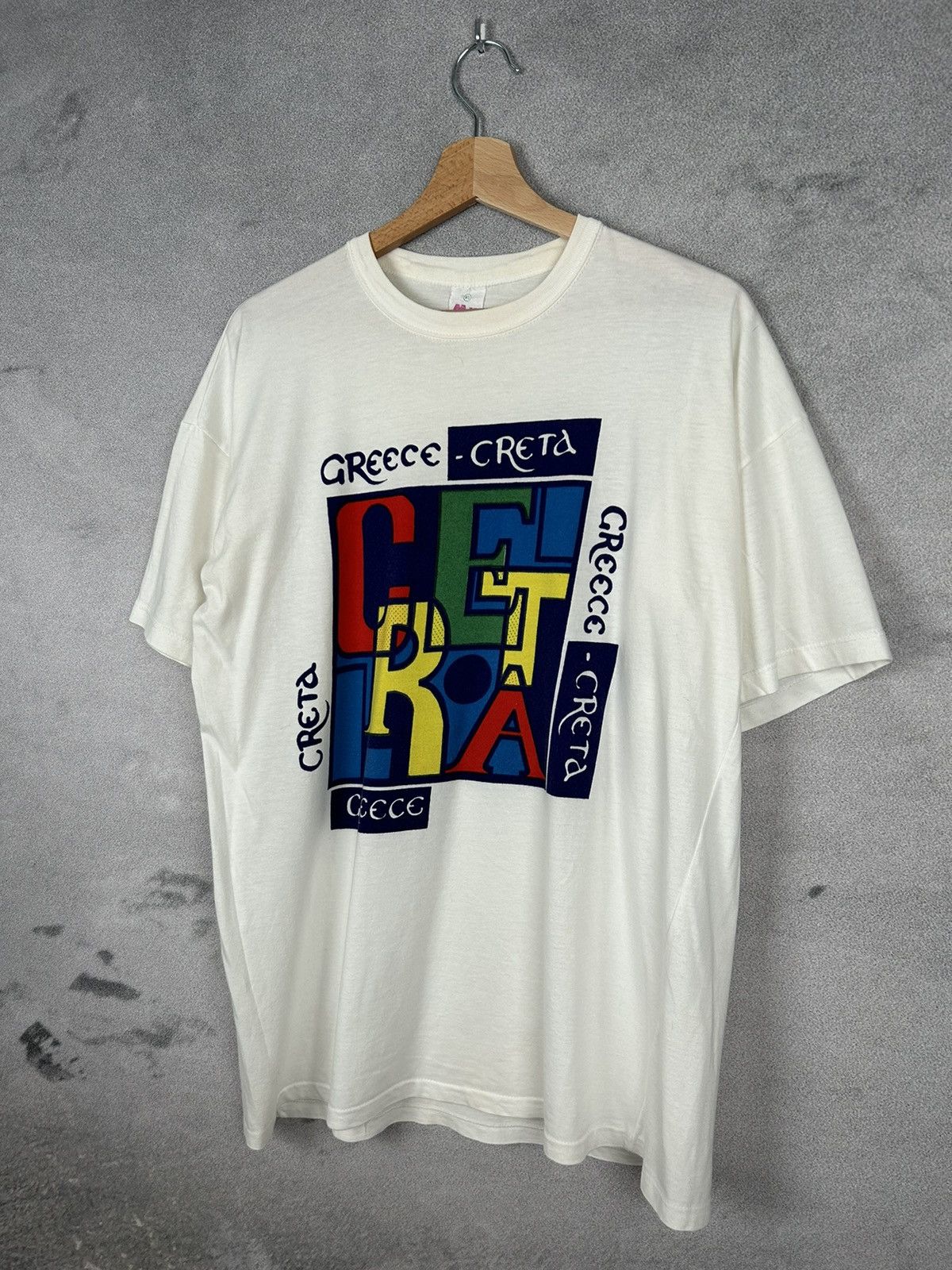 Vintage Vintage Greece Crete Tourist Tee Graphic 90s Size US XL / EU 56 / 4 - 2 Thumbnail