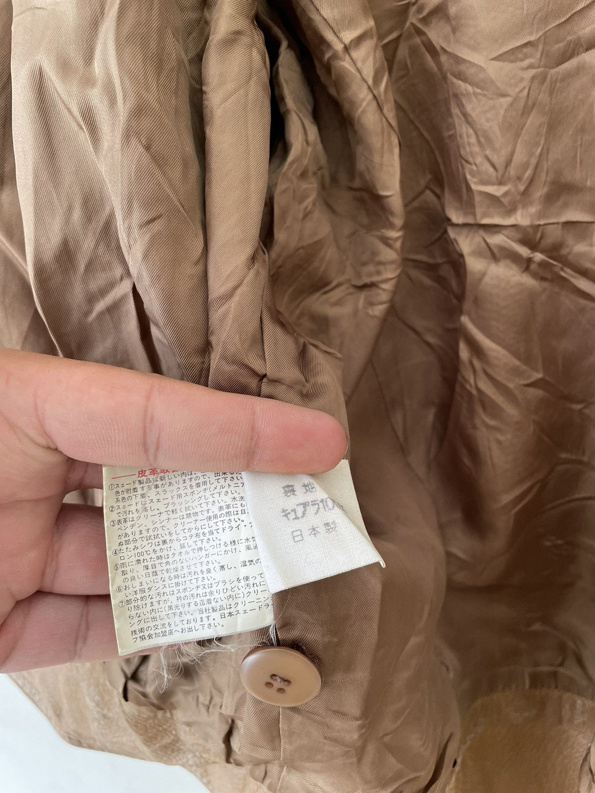 Vintage GILL POUR ANGEL LEATHER JACKET Size US M / EU 48-50 / 2 - 10 Thumbnail