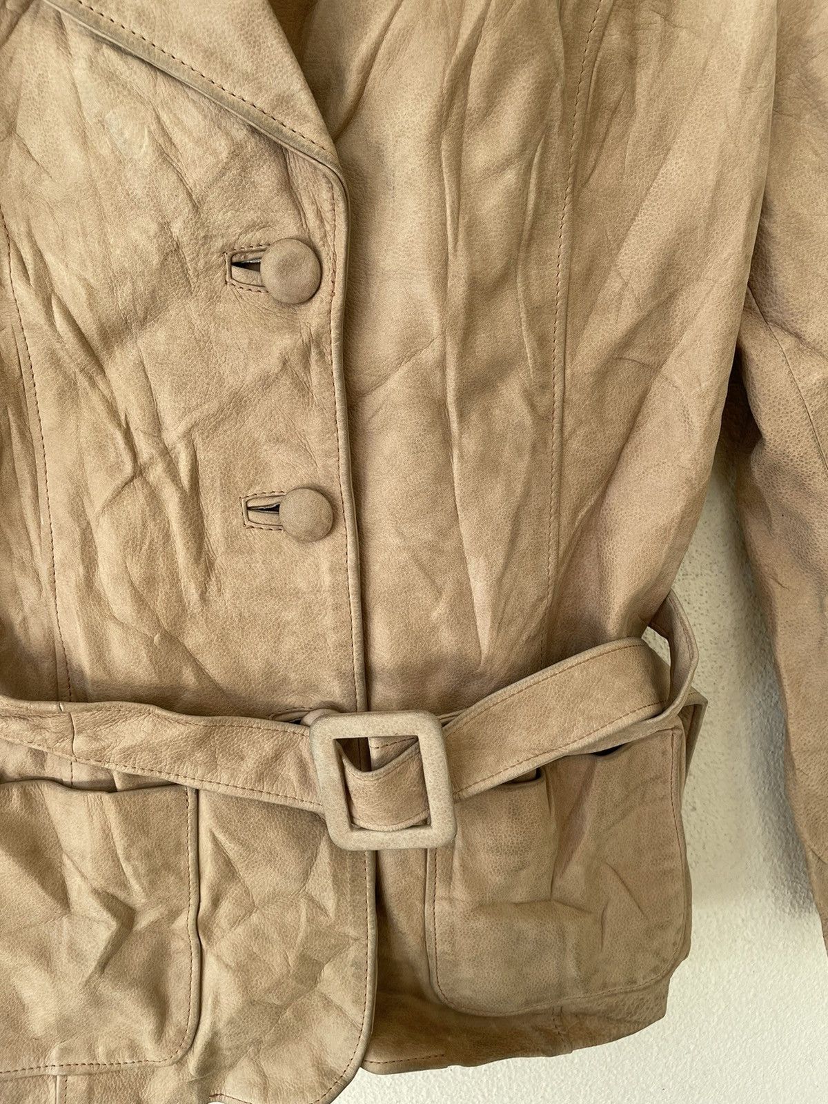 Vera Pelle VINTAGE VERA PELLE LEATHER JACKET/COAT Size US M / EU 48-50 / 2 - 6 Thumbnail