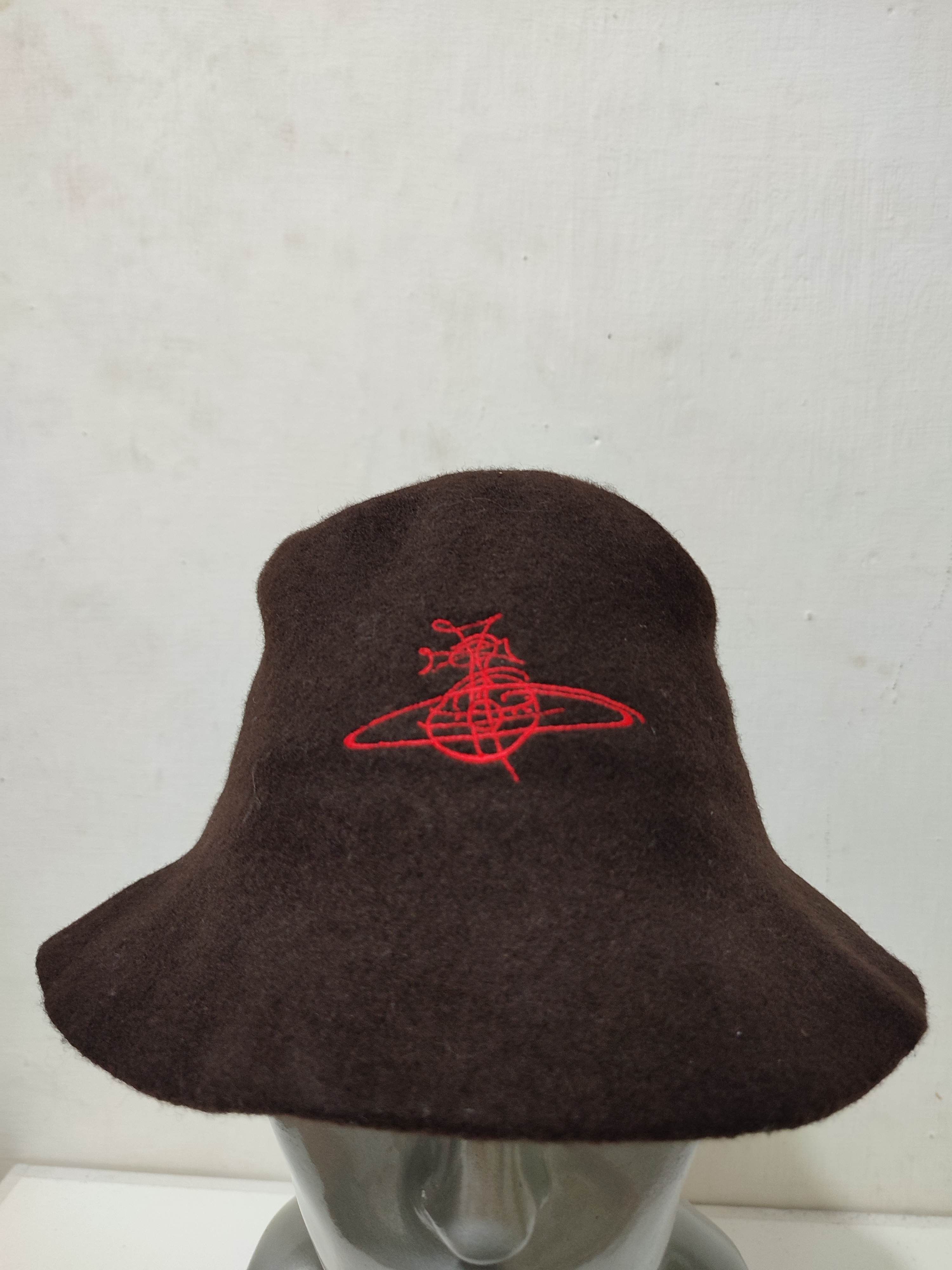 Vivienne Westwood 🔥Vivienne Westwood Big Logo Bucket Hats Embroidery Logo Size ONE SIZE - 3 Thumbnail