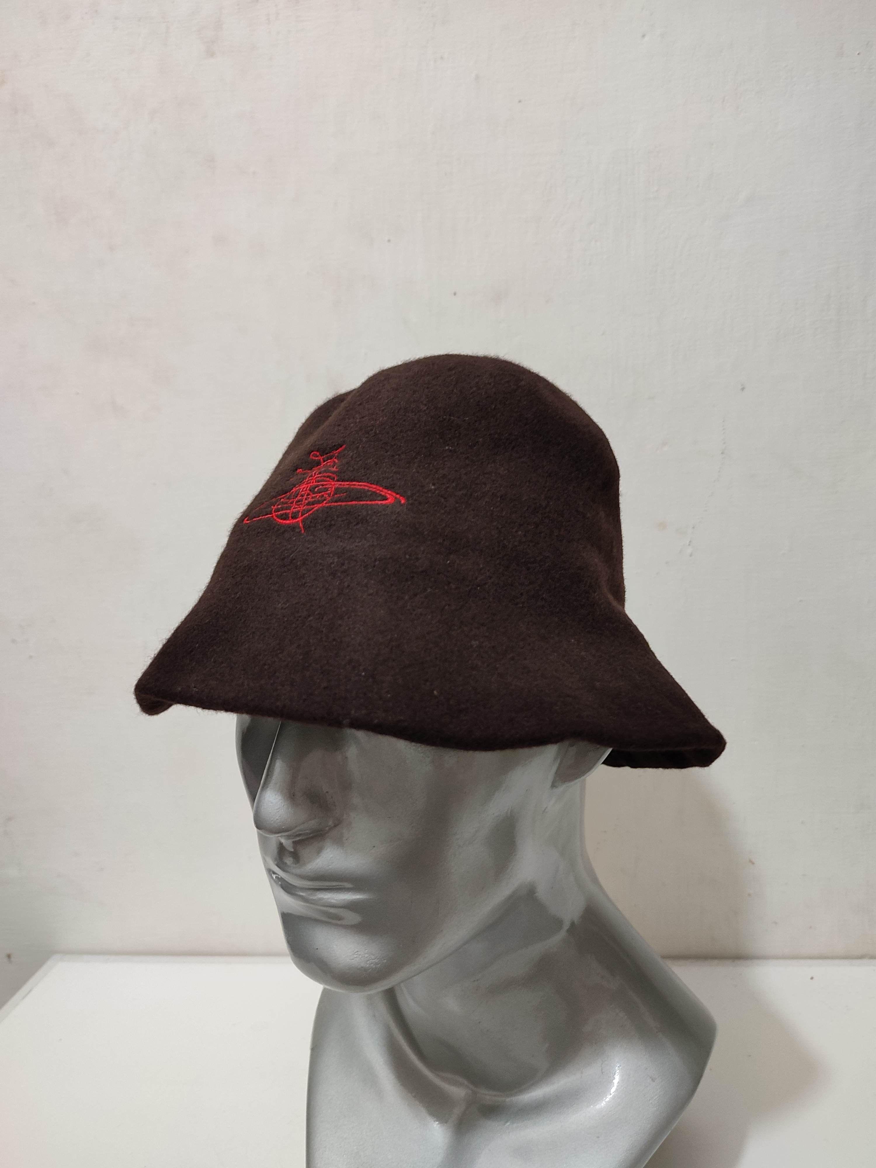 Vivienne Westwood 🔥Vivienne Westwood Big Logo Bucket Hats Embroidery Logo Size ONE SIZE - 5 Thumbnail