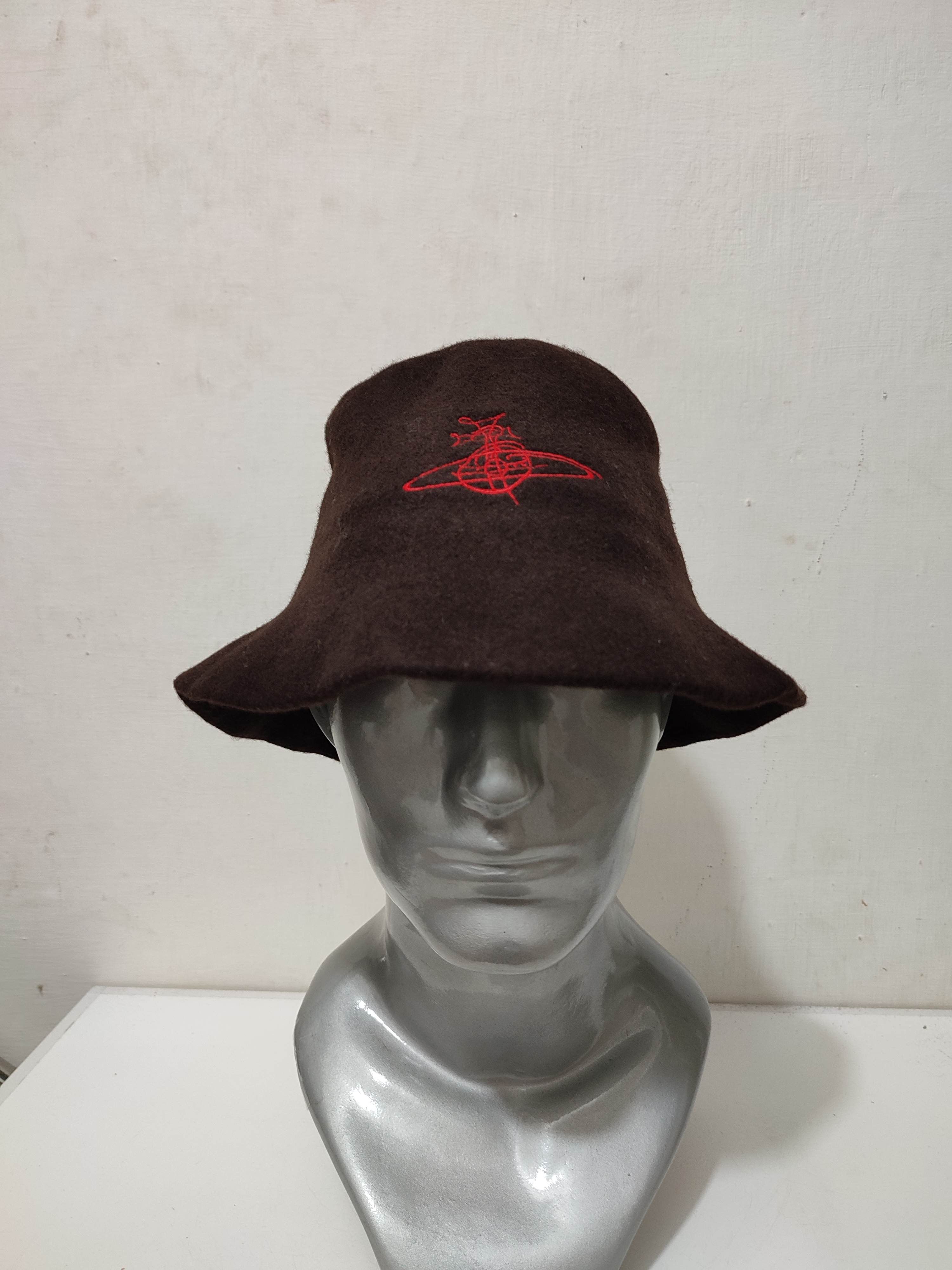Vivienne Westwood 🔥Vivienne Westwood Big Logo Bucket Hats Embroidery Logo Size ONE SIZE - 1 Thumbnail