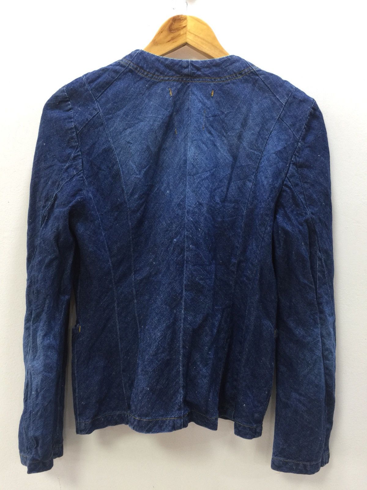 CABANE de ZUCCa × Issey Miyake × Japanese Brand zucca blazer indigo by cabane De Zucca Size US S / EU 44-46 / 1 - 4 Thumbnail
