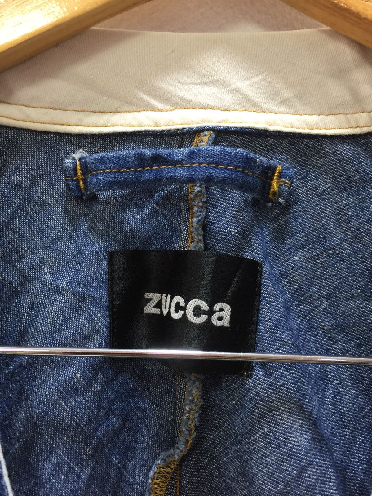 CABANE de ZUCCa × Issey Miyake × Japanese Brand zucca blazer indigo by cabane De Zucca Size US S / EU 44-46 / 1 - 2 Thumbnail